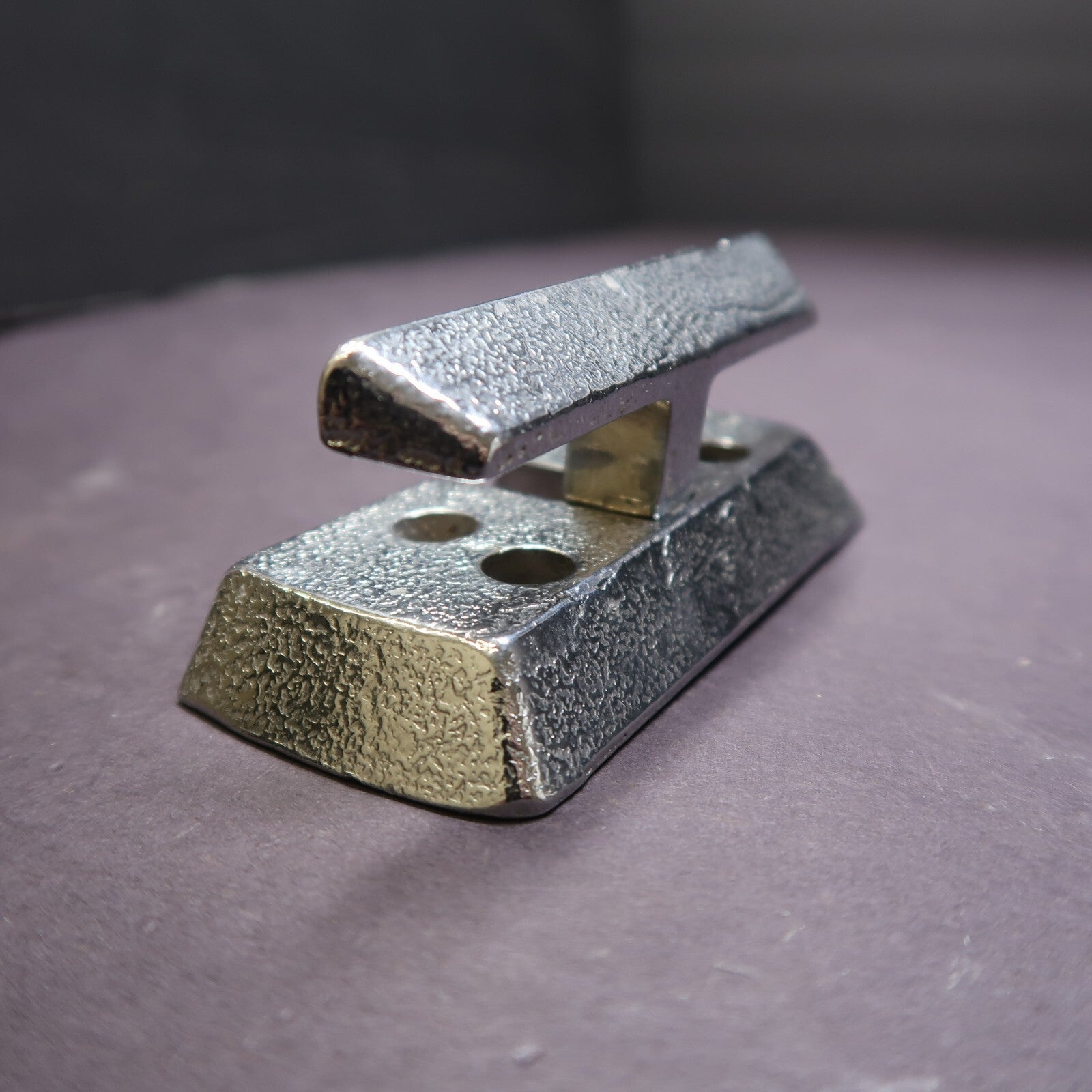 Clark Industrial Folding Chrome Boat Cleat Vintage