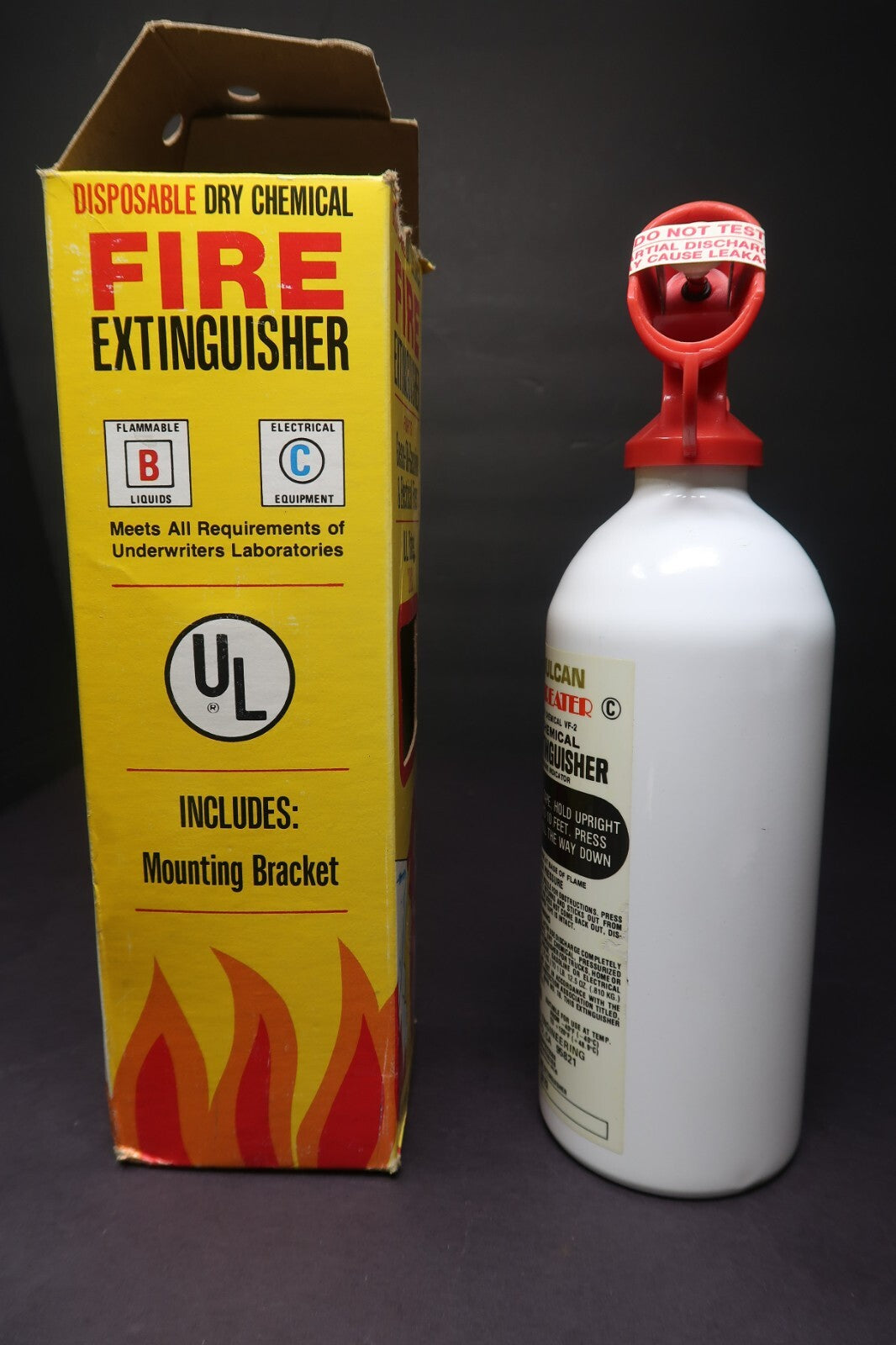 Vintage 1983 R.C. Industries Inc Fire Extinguisher