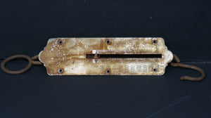 Vintage Chatillon Hanging Spring Scale 2000 Grams 62 Ounces
