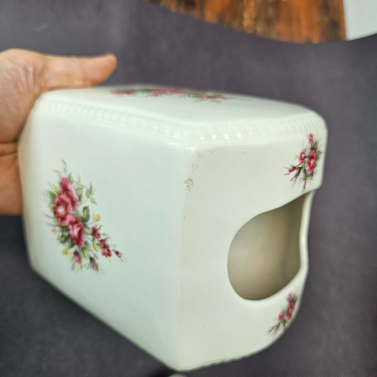 Set of 3 VB Athena California / Soap Dish / Toothbrush Holder / Tissue Box Cover