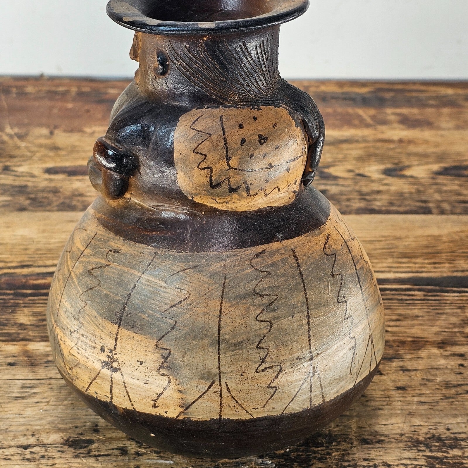 Pre-Columbian Style Anthropomorphic Effigy Vessel