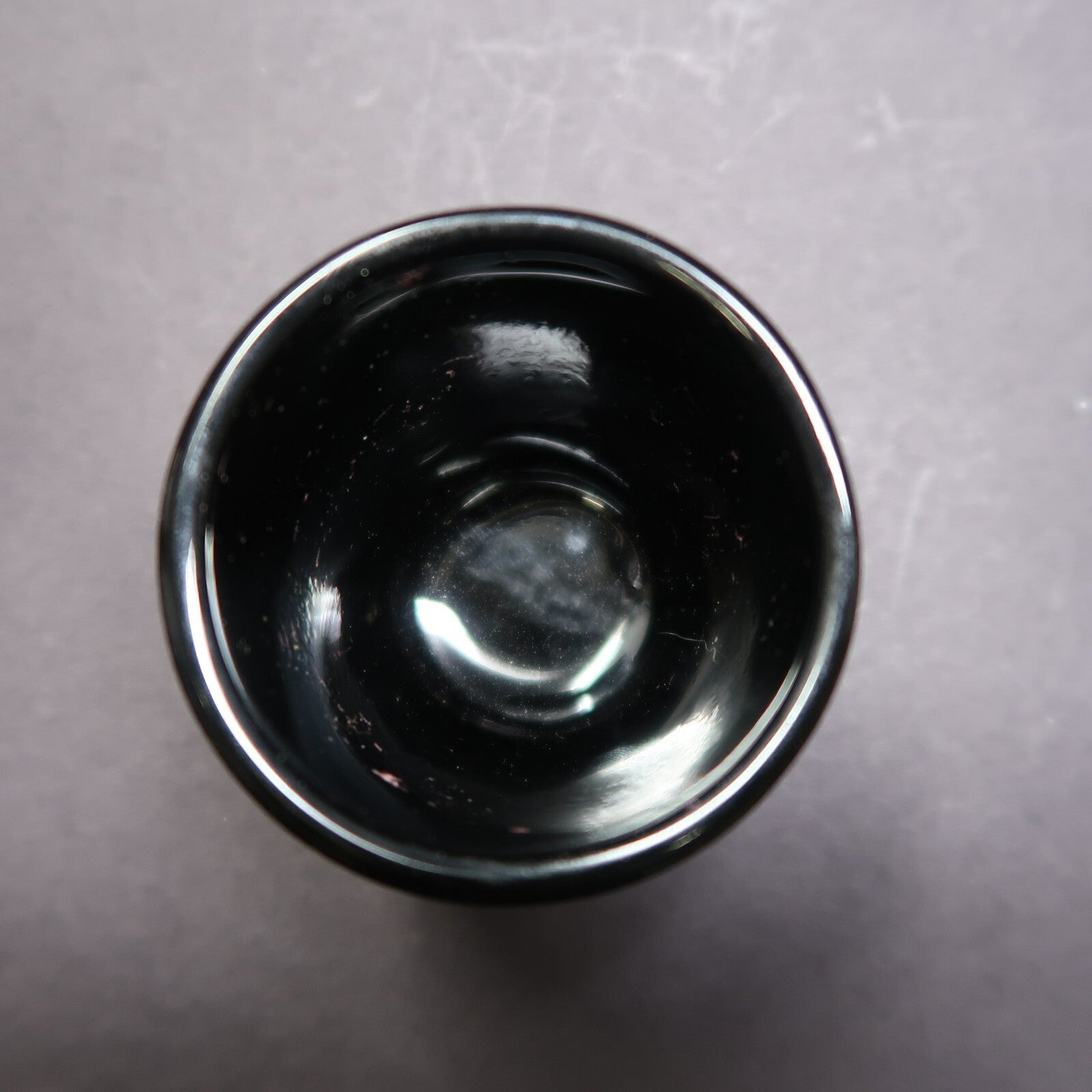Jack Daniels Black Shot Glass Old No. 7 Gold Lettering H 2.3"