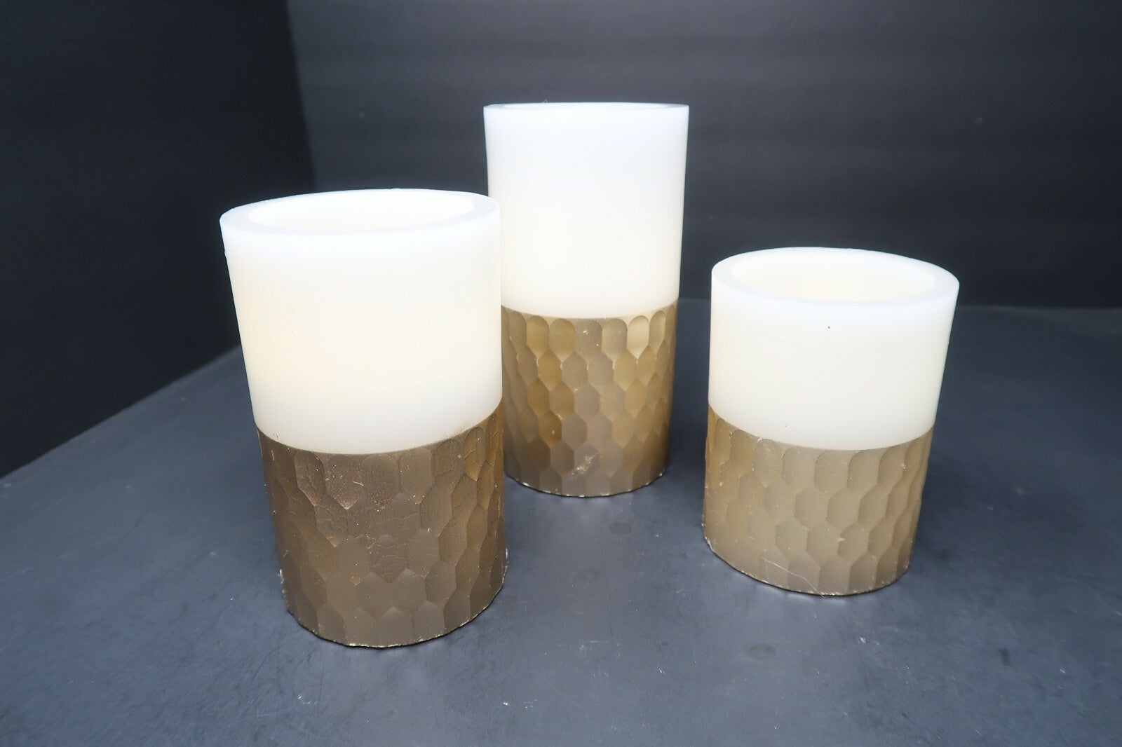 3 pcs Studio Mercantile LED Candle Set