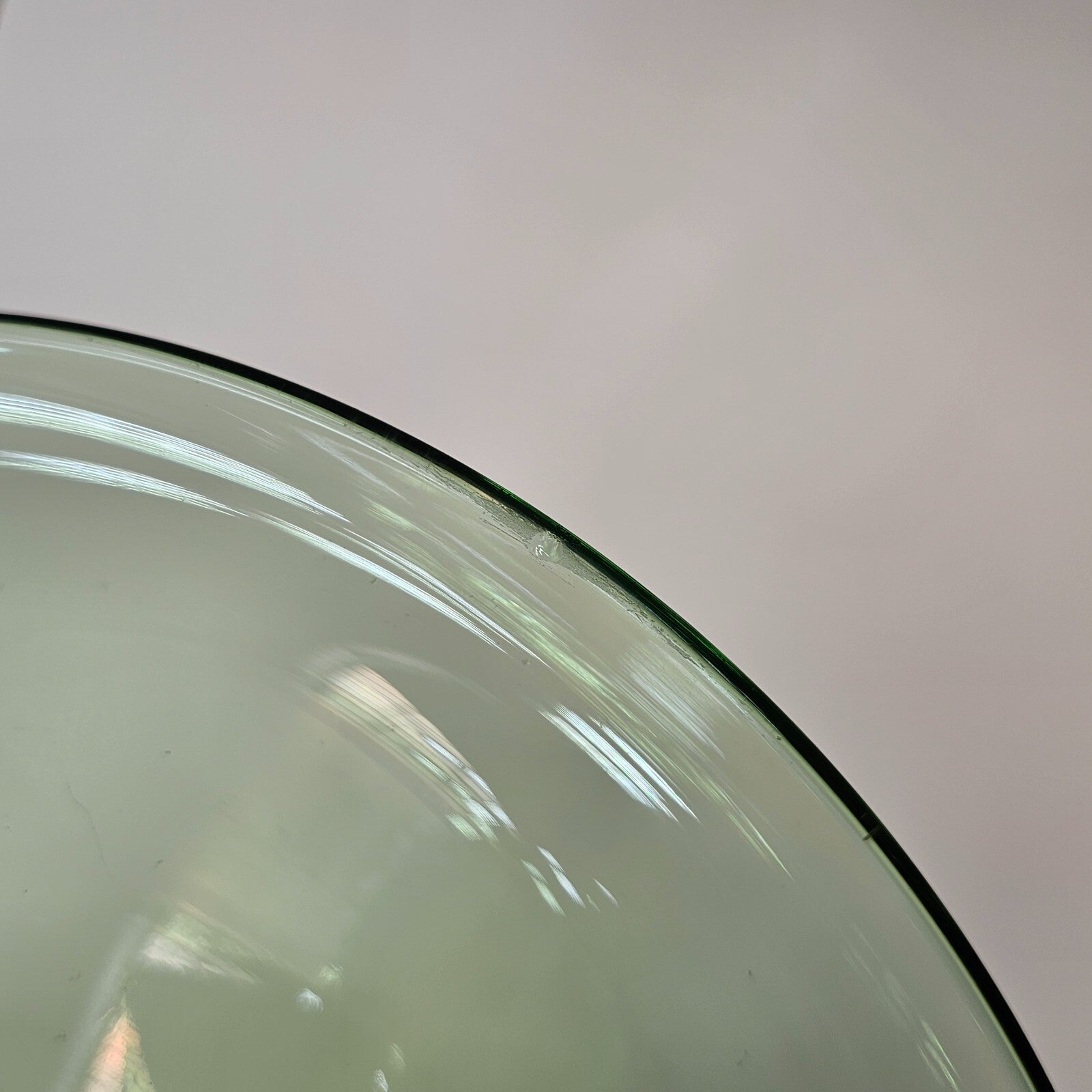 Heisey Gibson Girl Moongleam Green Rolled Edge Bowl