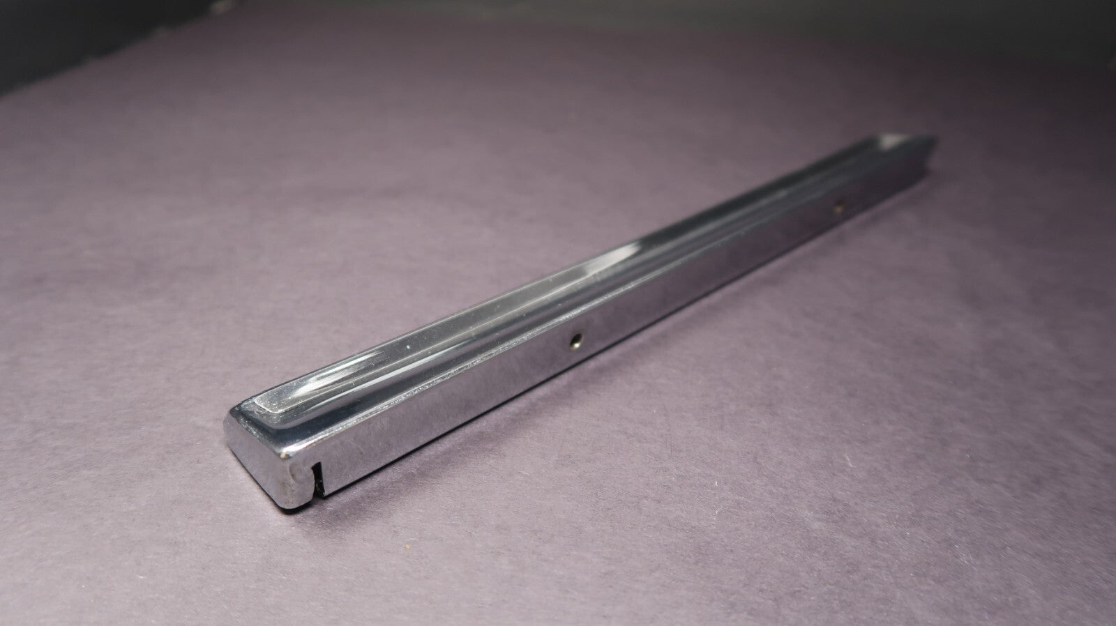 Vintage Cabinet Handle Pull Kitchen Drawer Pull Metal Chrome 12"