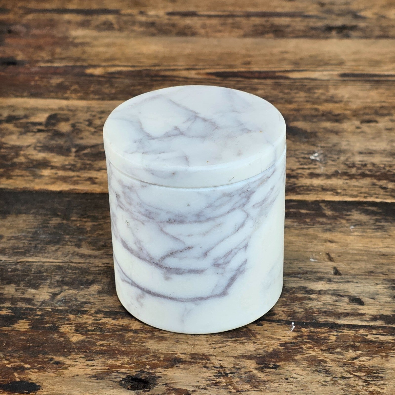 Threshold Marble Lidded Canister - Target (2016) - Bathroom / Kitchen Jar
