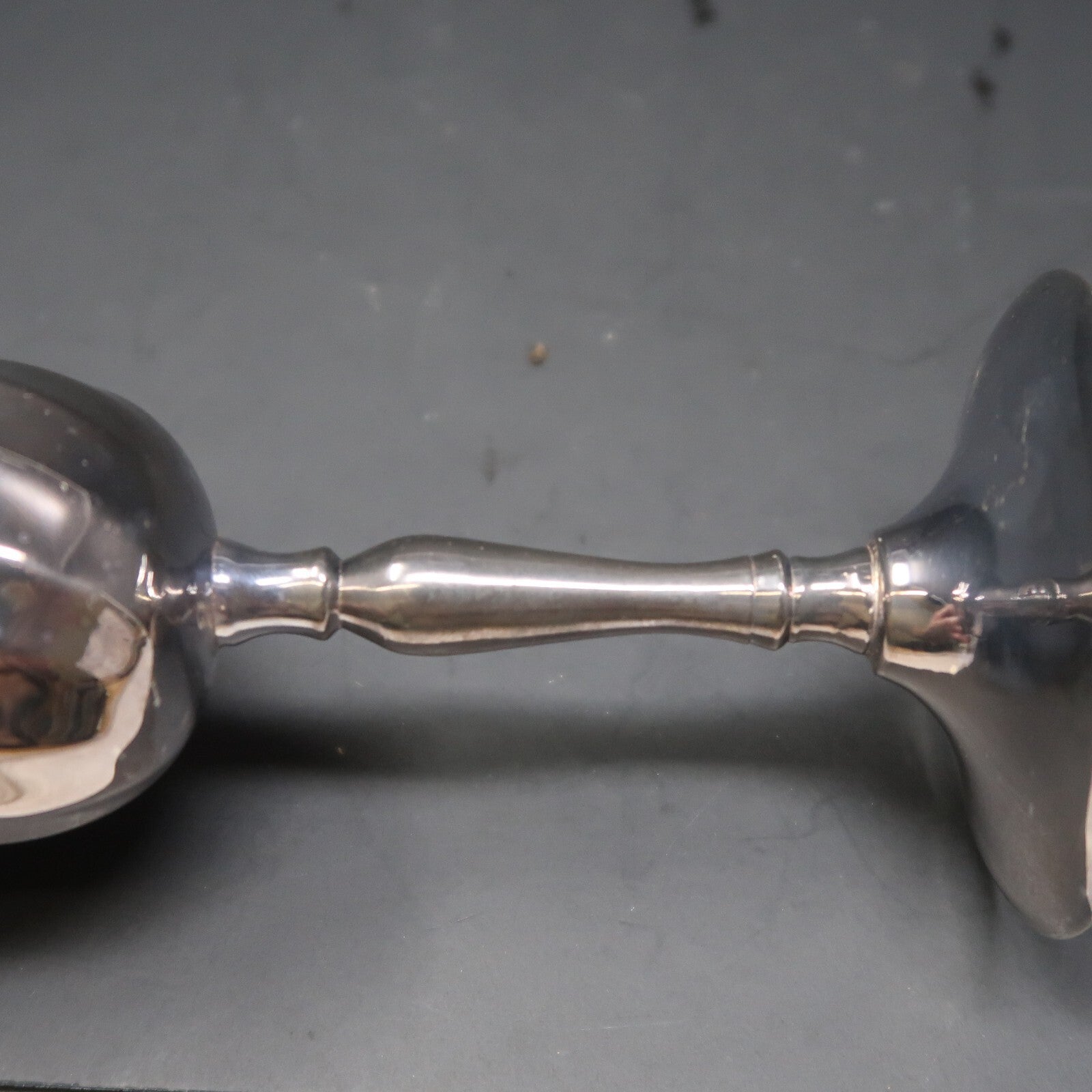 Vintage Goblet, Chalice, Wine Glass Electro Plated Nickel Silver H 6.25"