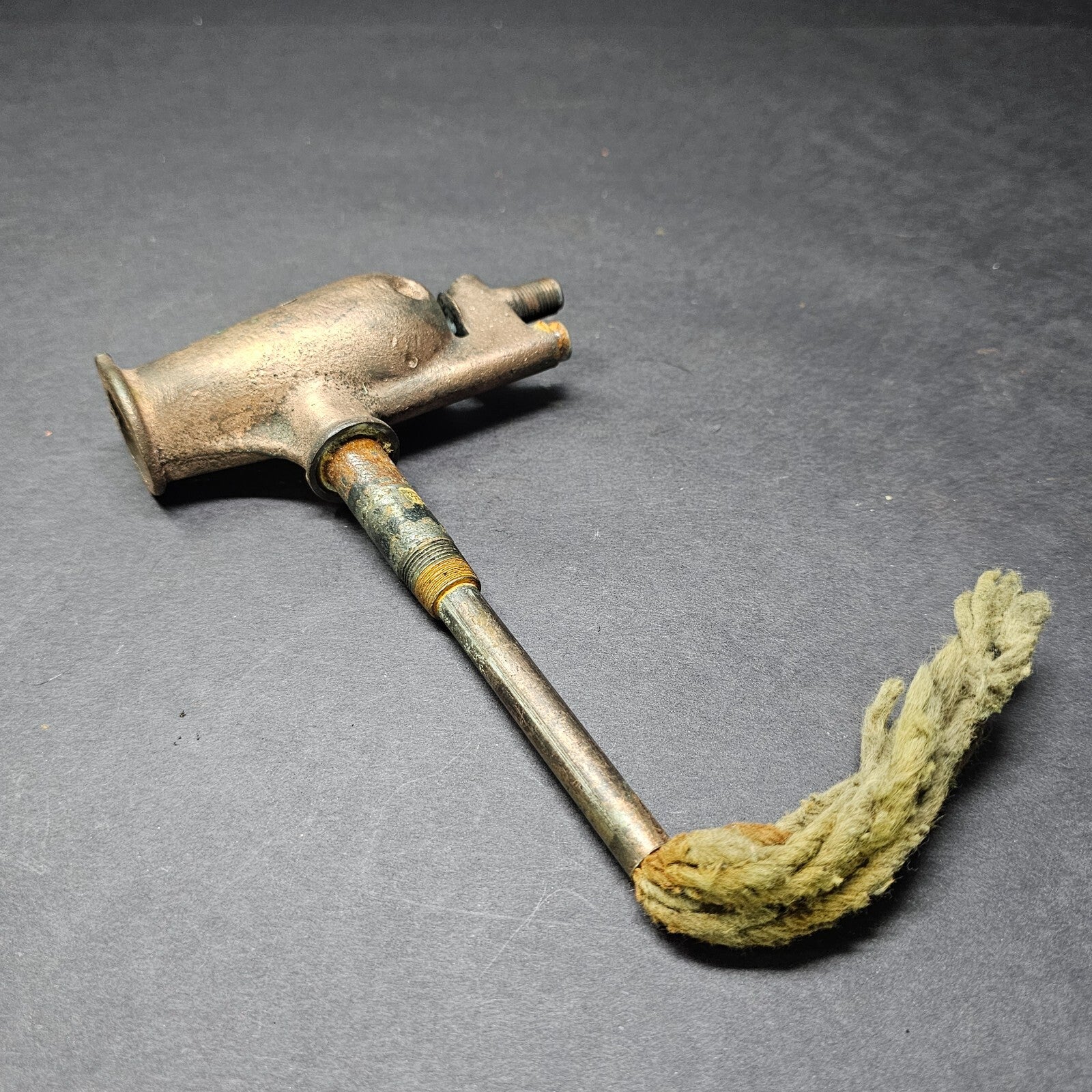Vintage Dunlap Brass Blow Torch Model with Bakelite Handle (Sold As Parts)