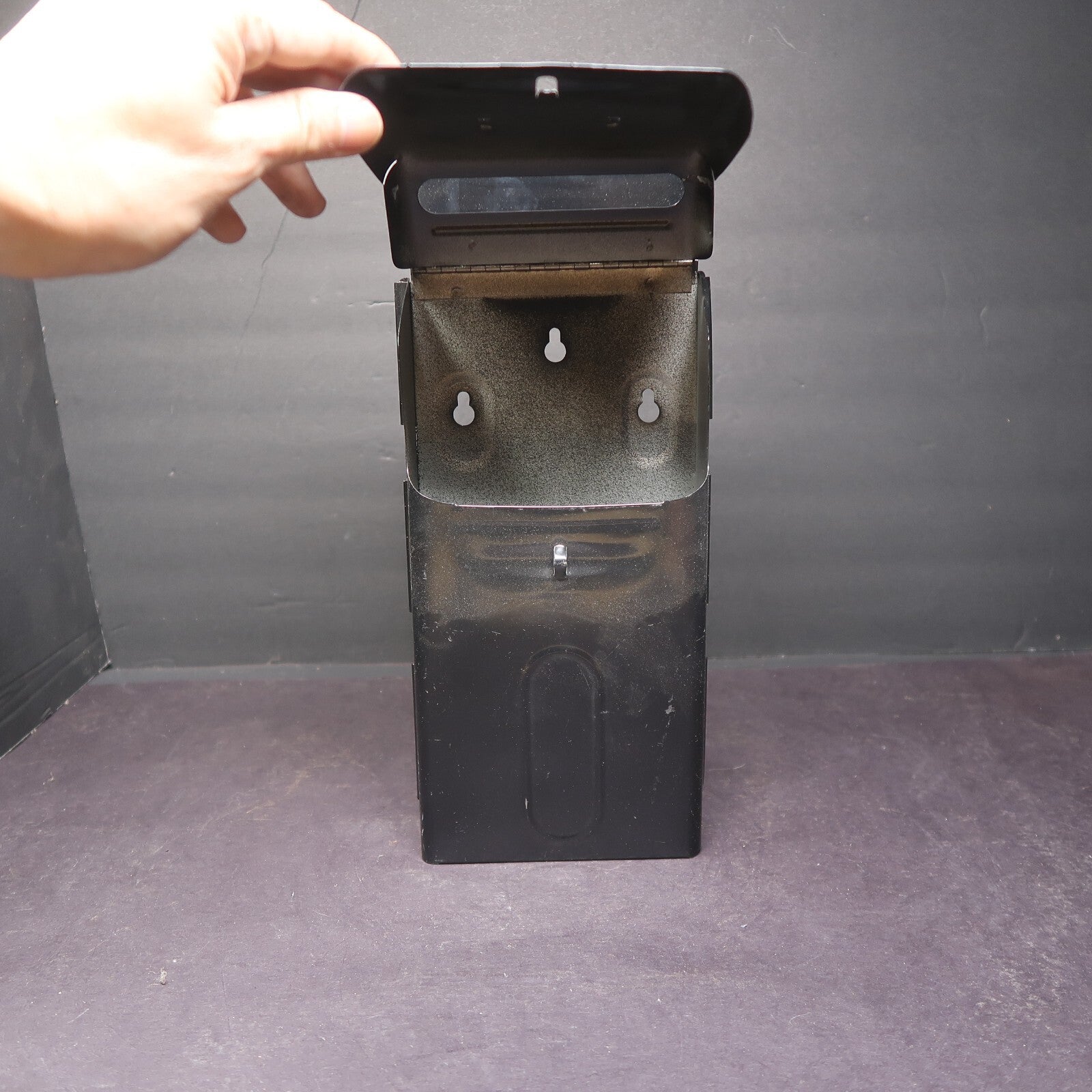 Vintage Wall Mounted Mailbox Double Hinged Flip Top 5.5" W x  10.5" H x 2" D