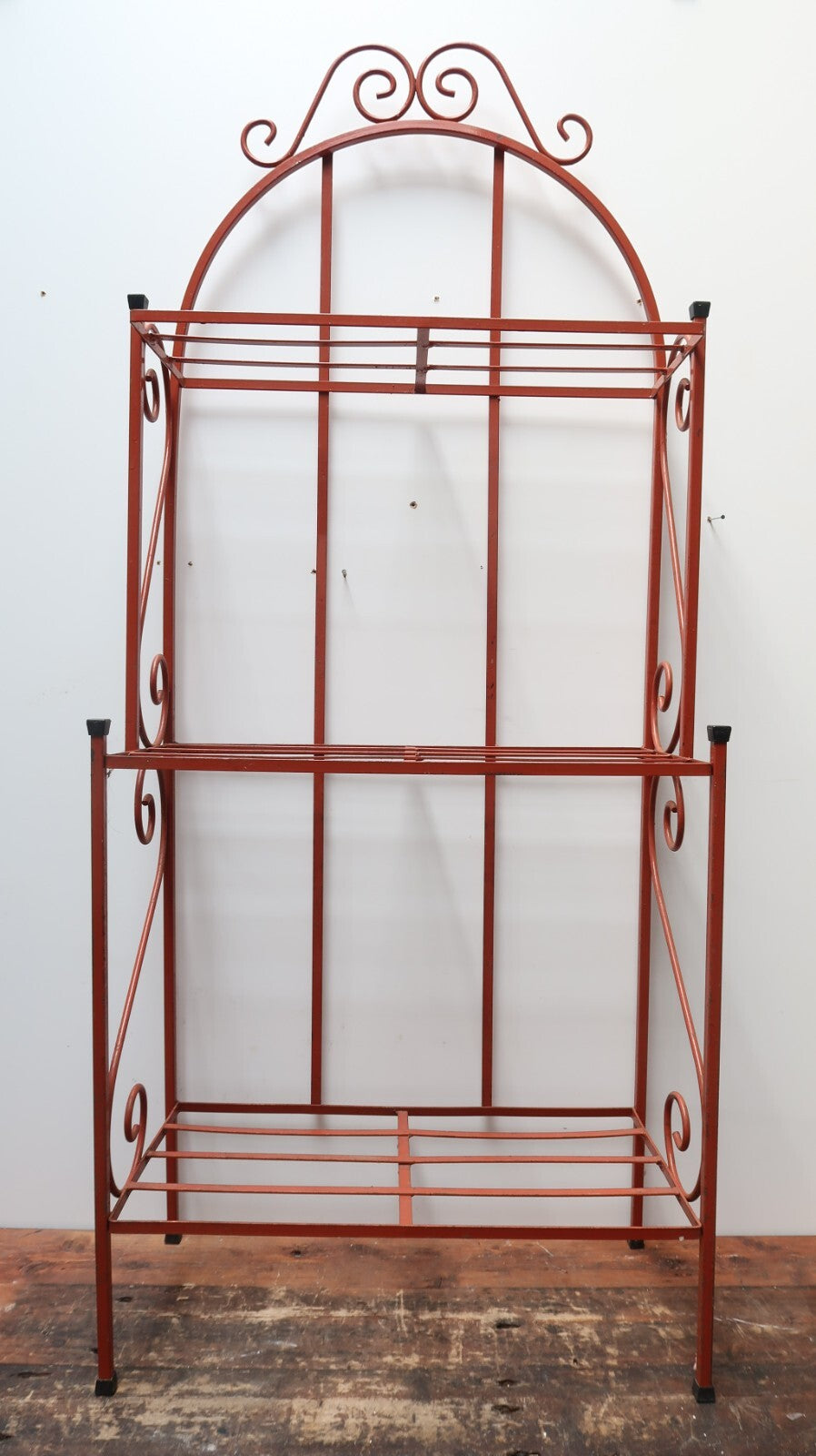 3 Tier Metal Shelf Rack Plant Pot Stand H 59" x W 24" x D 12"