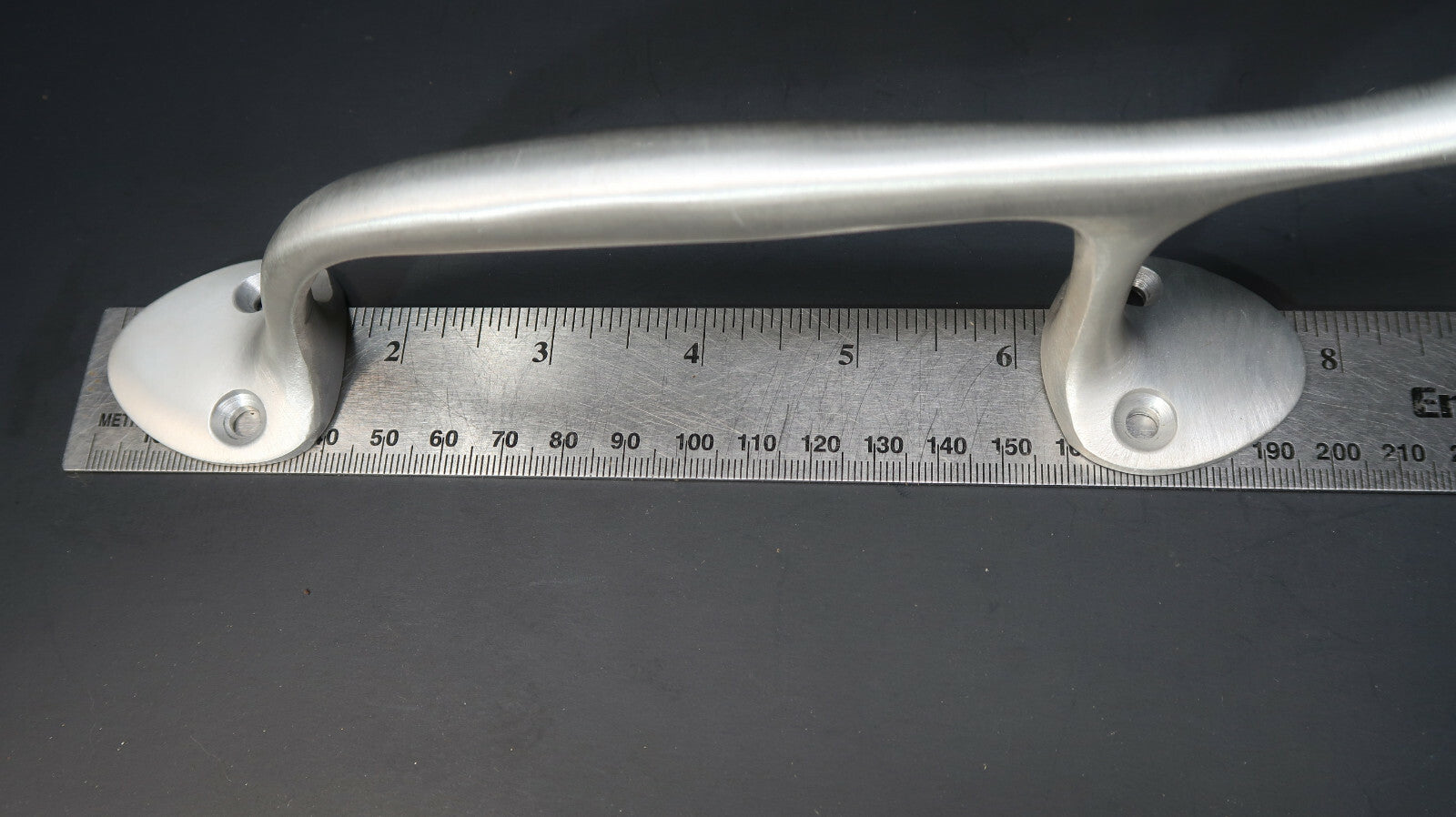 Vintage Aluminum Door Pull Lever MCM With Box