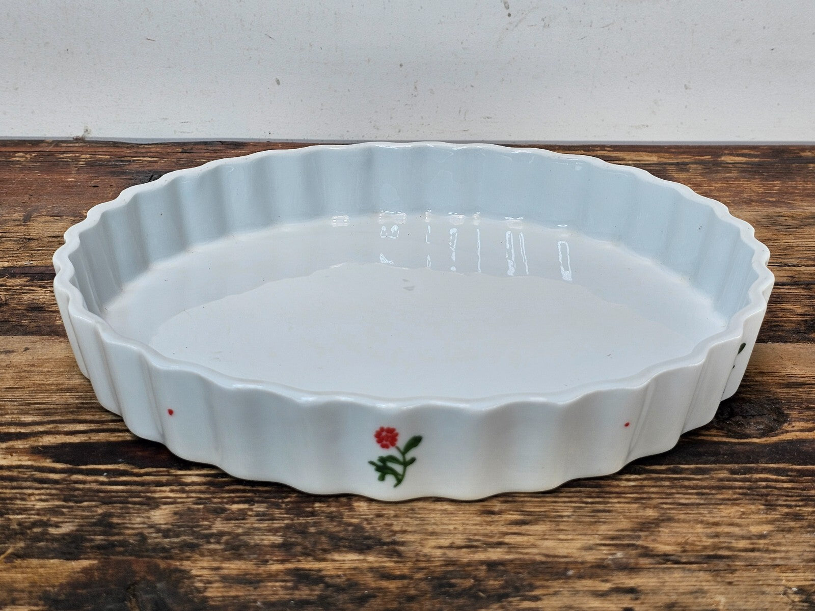 Retro Floral Kitchen Set /Creamer/Ramekins/Covered Casserole Dish/Pie Dish