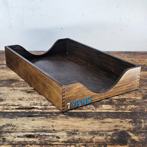 Vintage Rosewood Paper Tray