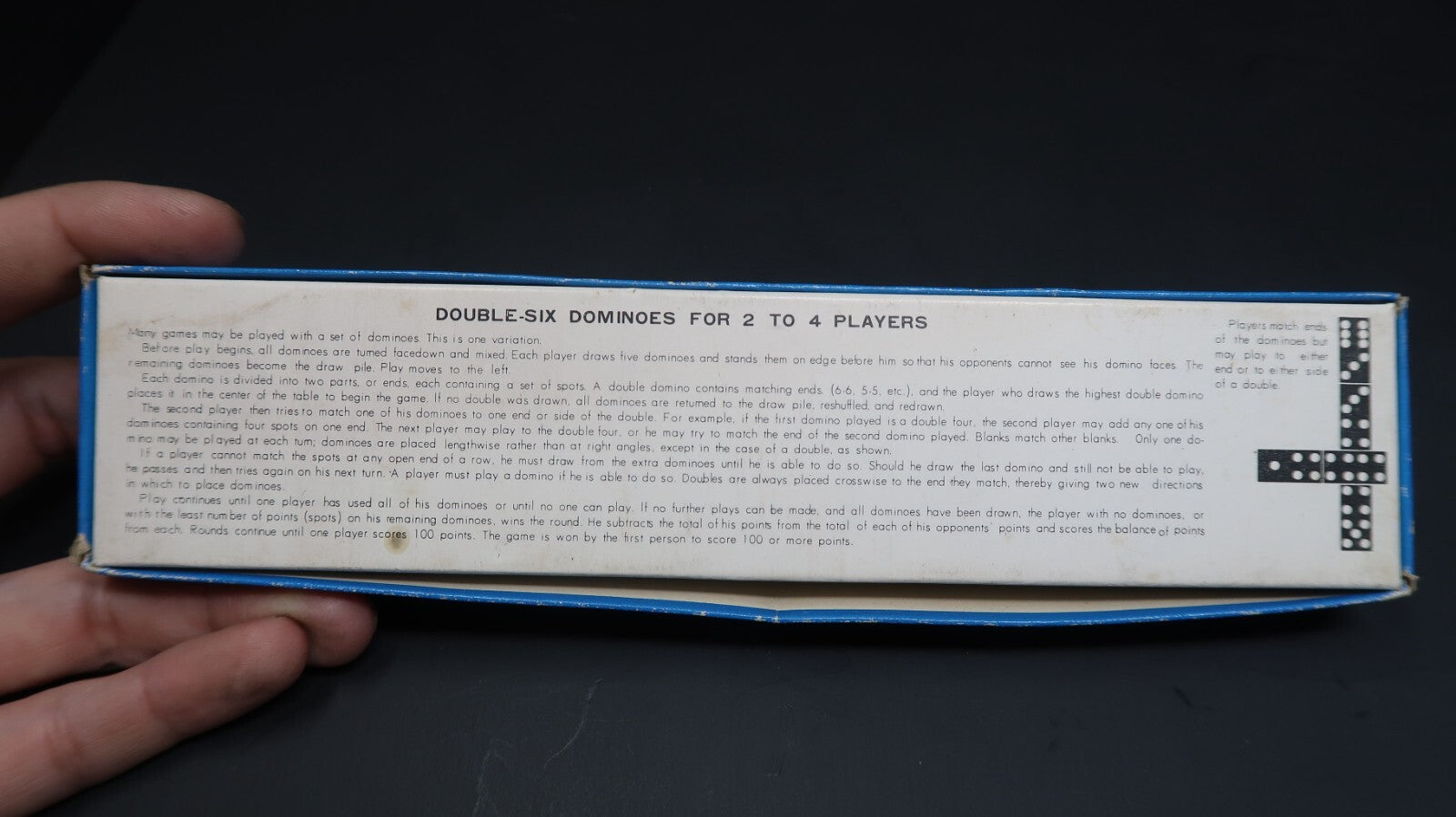 Vintage Double Six Dominoes 27 Pieces NOS