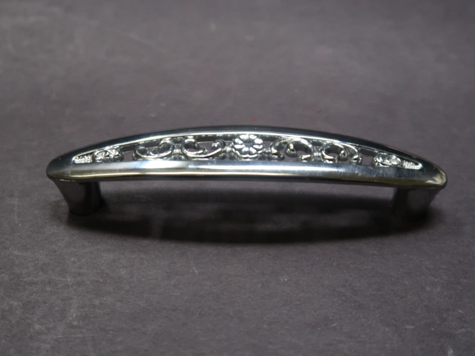 Ajax Silver Floral Filigree Drawer Pulls Cabinet Handles