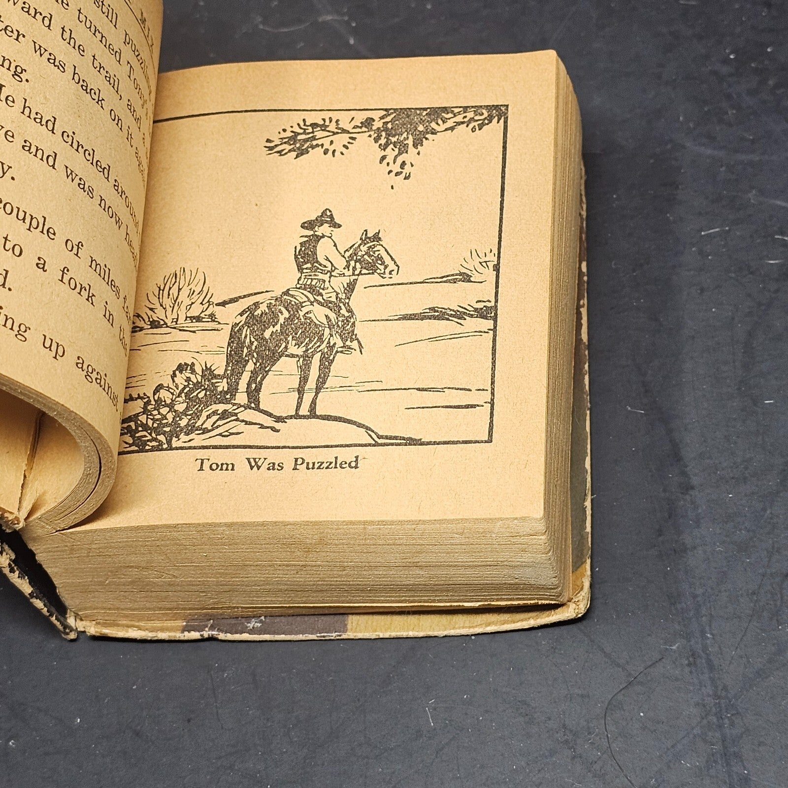 vintage Big Little Book TOM MIX AND THE STRANGER FROM THE SOUTH 1183