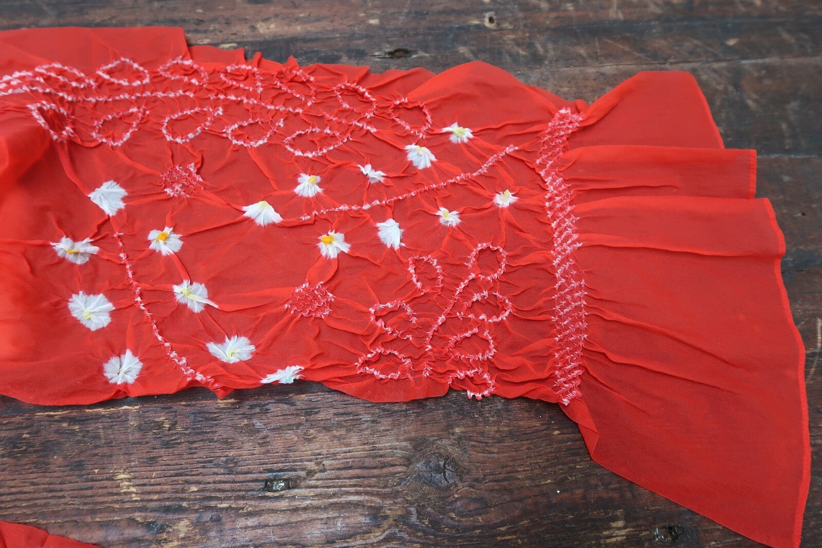 Vintage Japanese Summer Scarf 8ft x 1ft