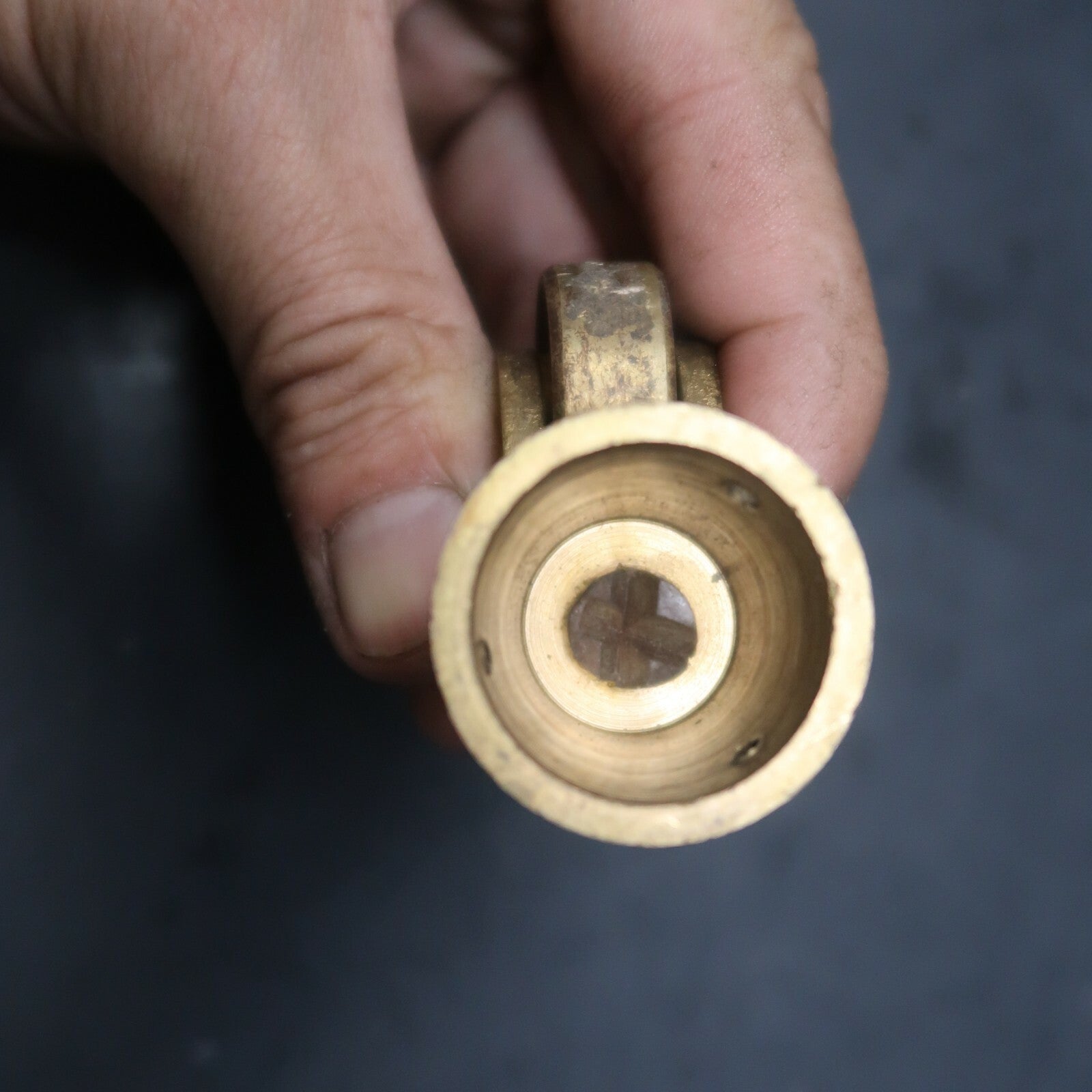 Antique Brass Metal Caster Wheel Hardware