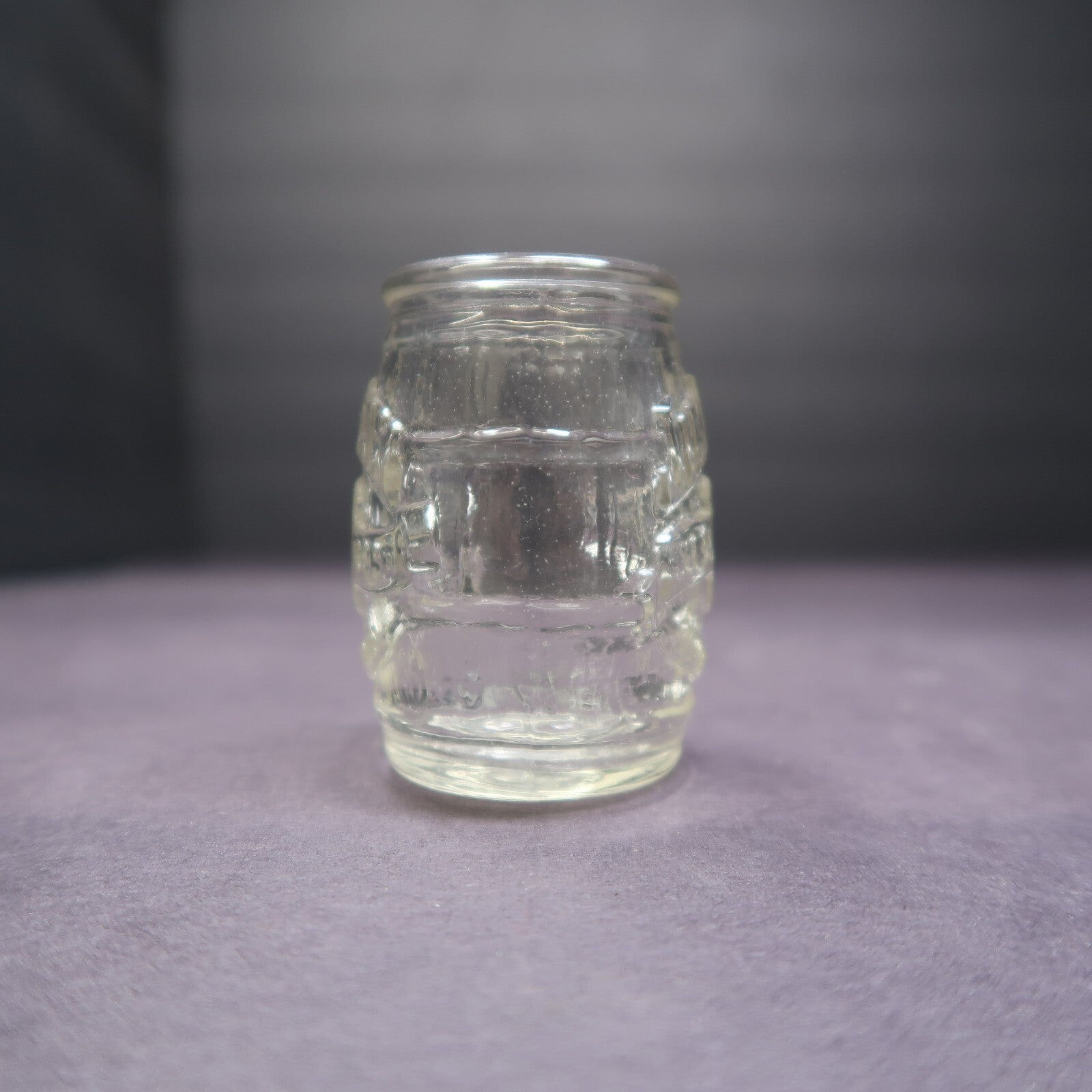 Jim Beam 200th Anniversary Barrel Shaped Shot Glass 1795-1995 H 2"