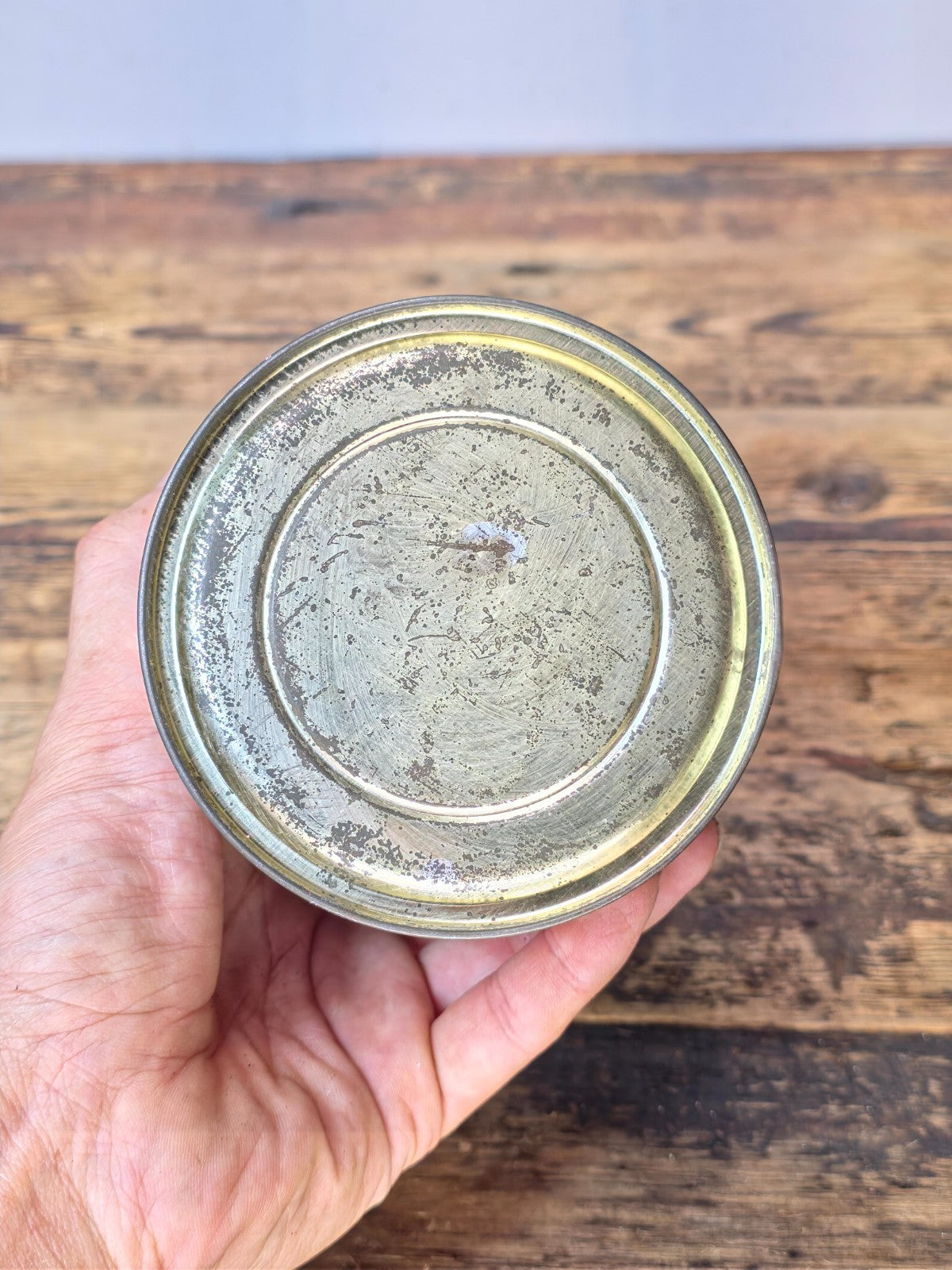 Vintage 1940s Cresca Hygeia Figs Lithographed Tin Can, Smyrna Turkey 1 lb