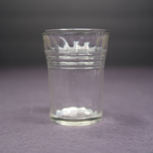 Light Pink Colored Retro Shot Glass H 2.2"