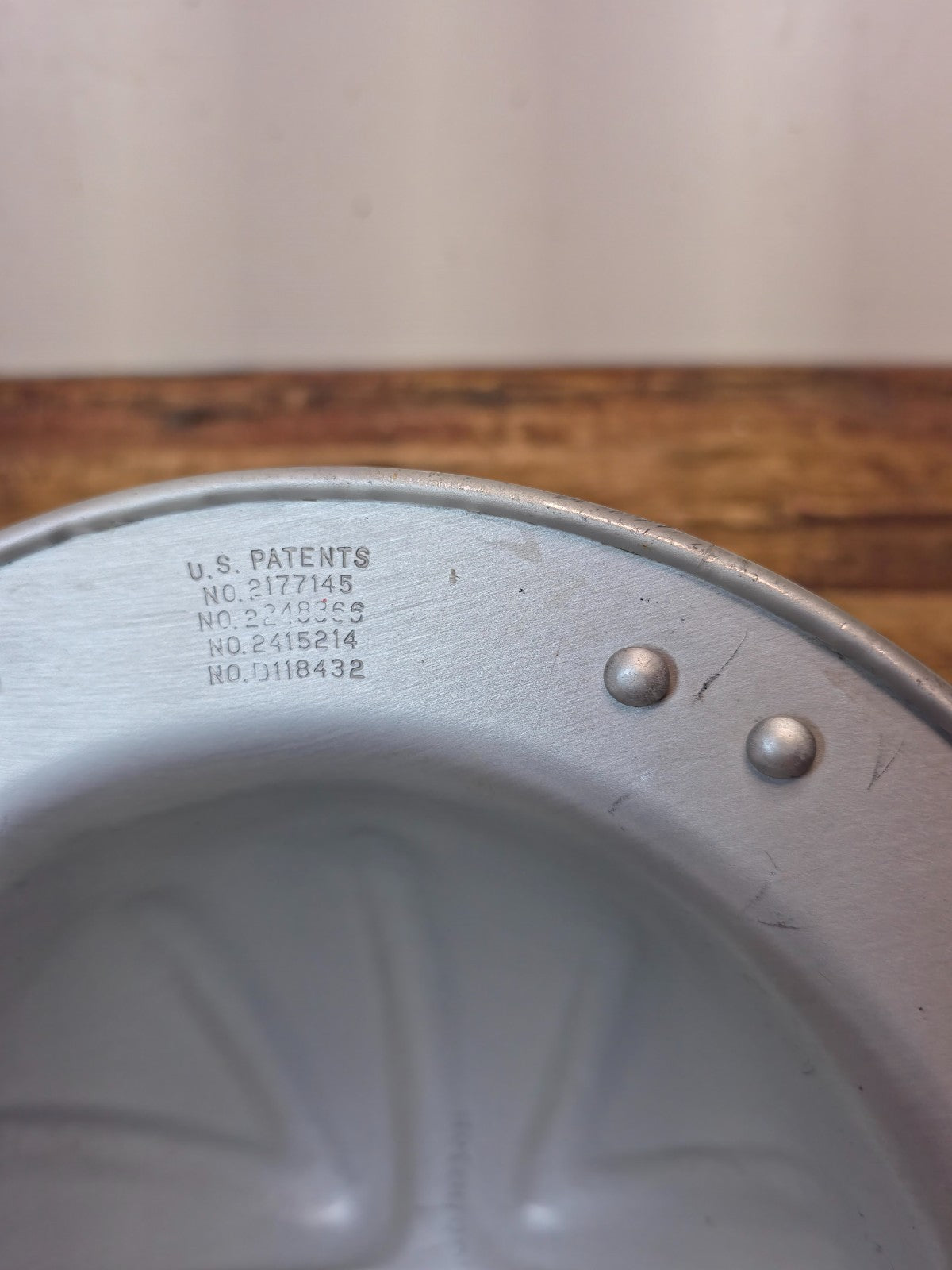 Vintage B.F. McDonald Co. Aluminum Hard Hat – Los Angeles, c.1940s–1950s