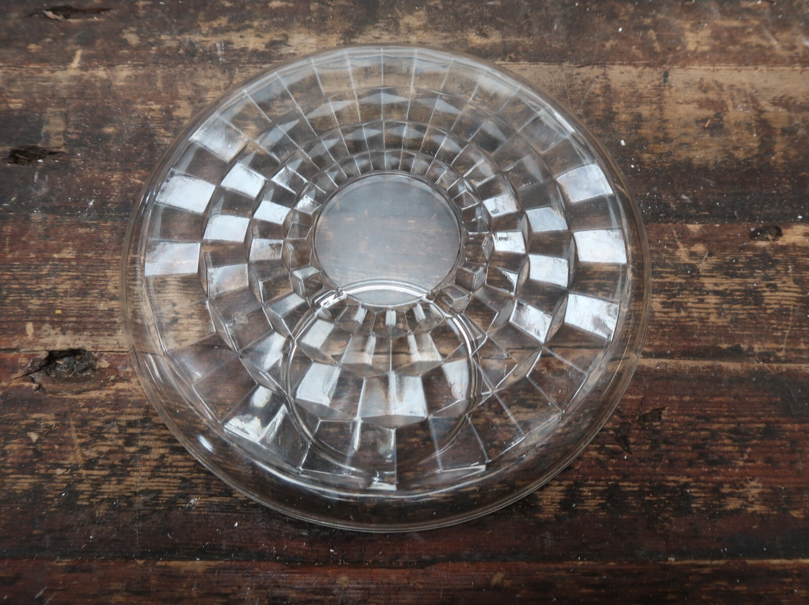 Vintage Indiana Glass Colony Whitehall Clear Snack Plates & Punch Bowl