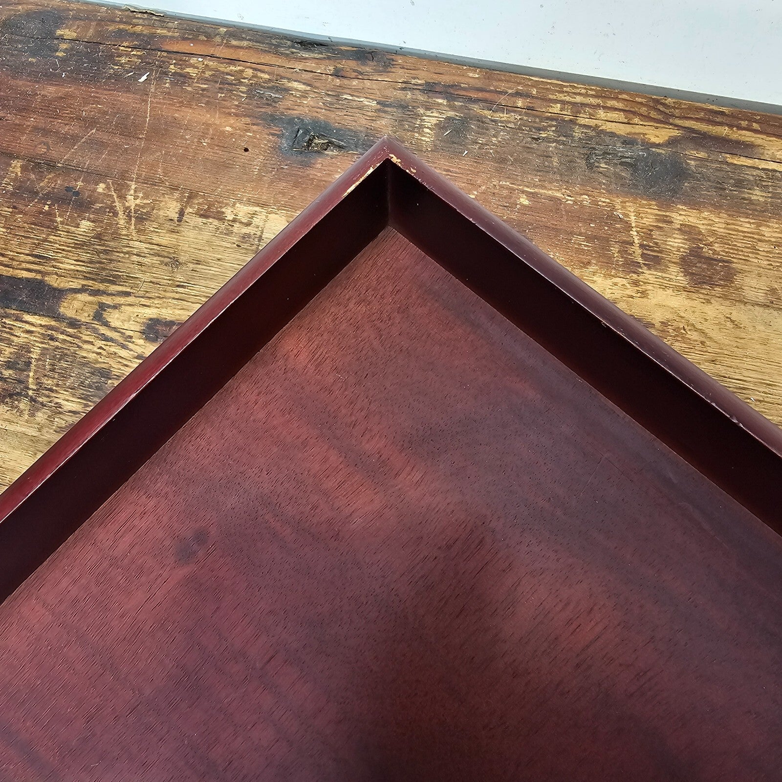 Carver Wood Products Solid Wood 2-Tier Desk Tray Set