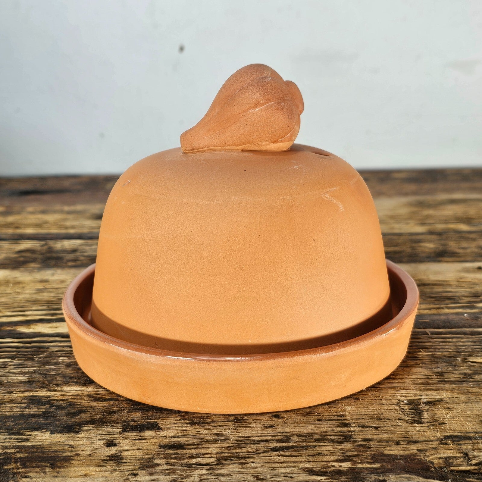 Terra Cotta Garlic Onion Oven Bake Cooker Roaster 90s