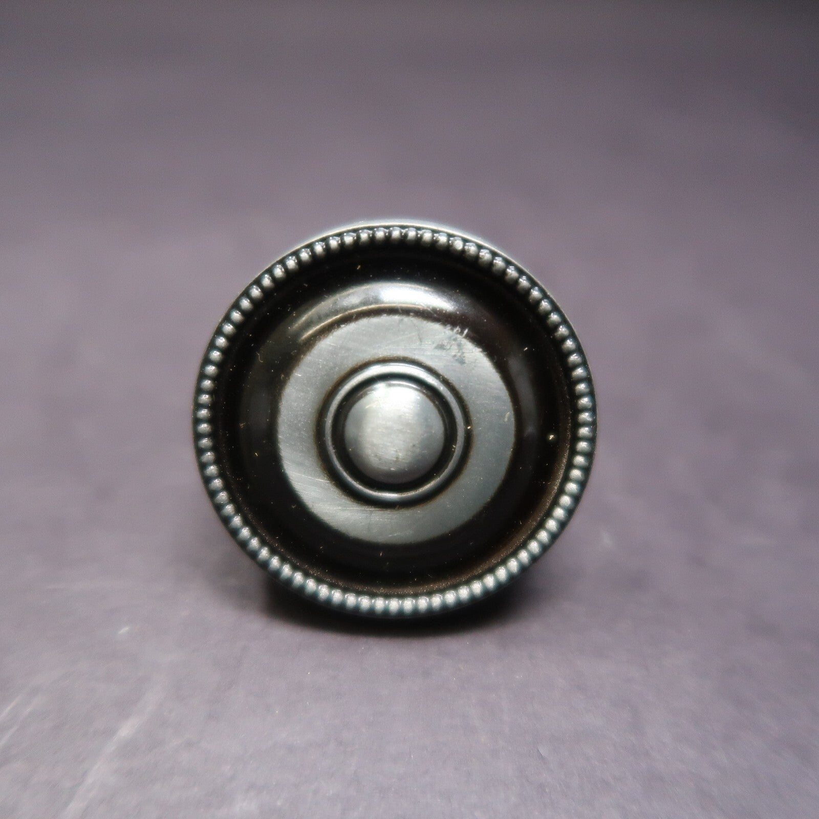 Round Stainless Steel Cabinet Drawer Knob Silver 1.5"