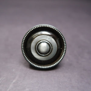 Round Stainless Steel Cabinet Drawer Knob Silver 1.5"