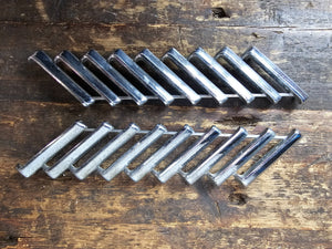 1955 - 1957 Thunderbird Chrome Hash Marks Both Sides T-bird Car Trim Pieces Ford