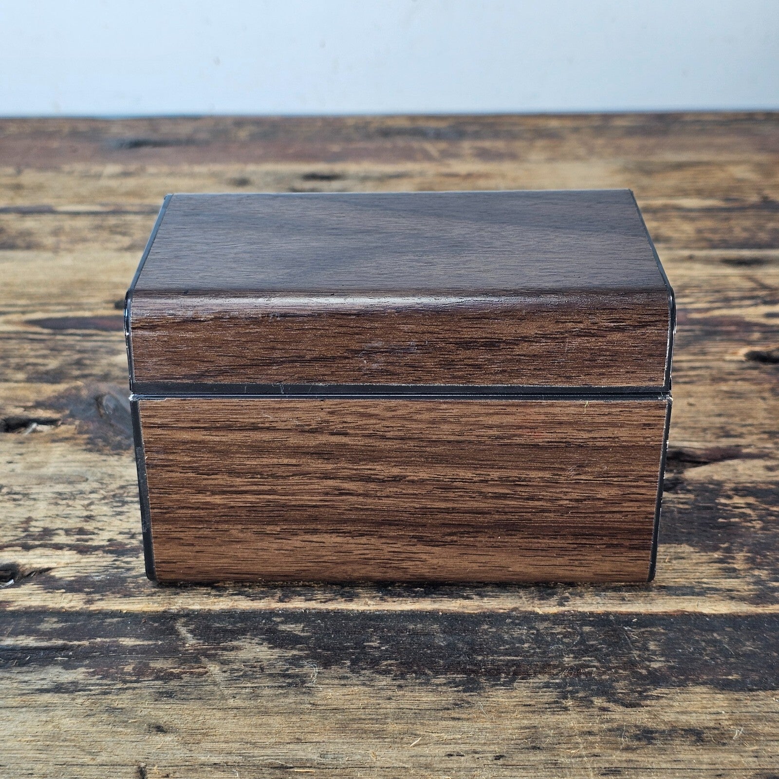 Globe-Weis Vintage Index Card File Box