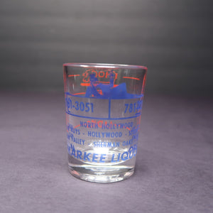 Markee Liquors North Hollywood, CA  Federal Glass Shot Glass H 3"