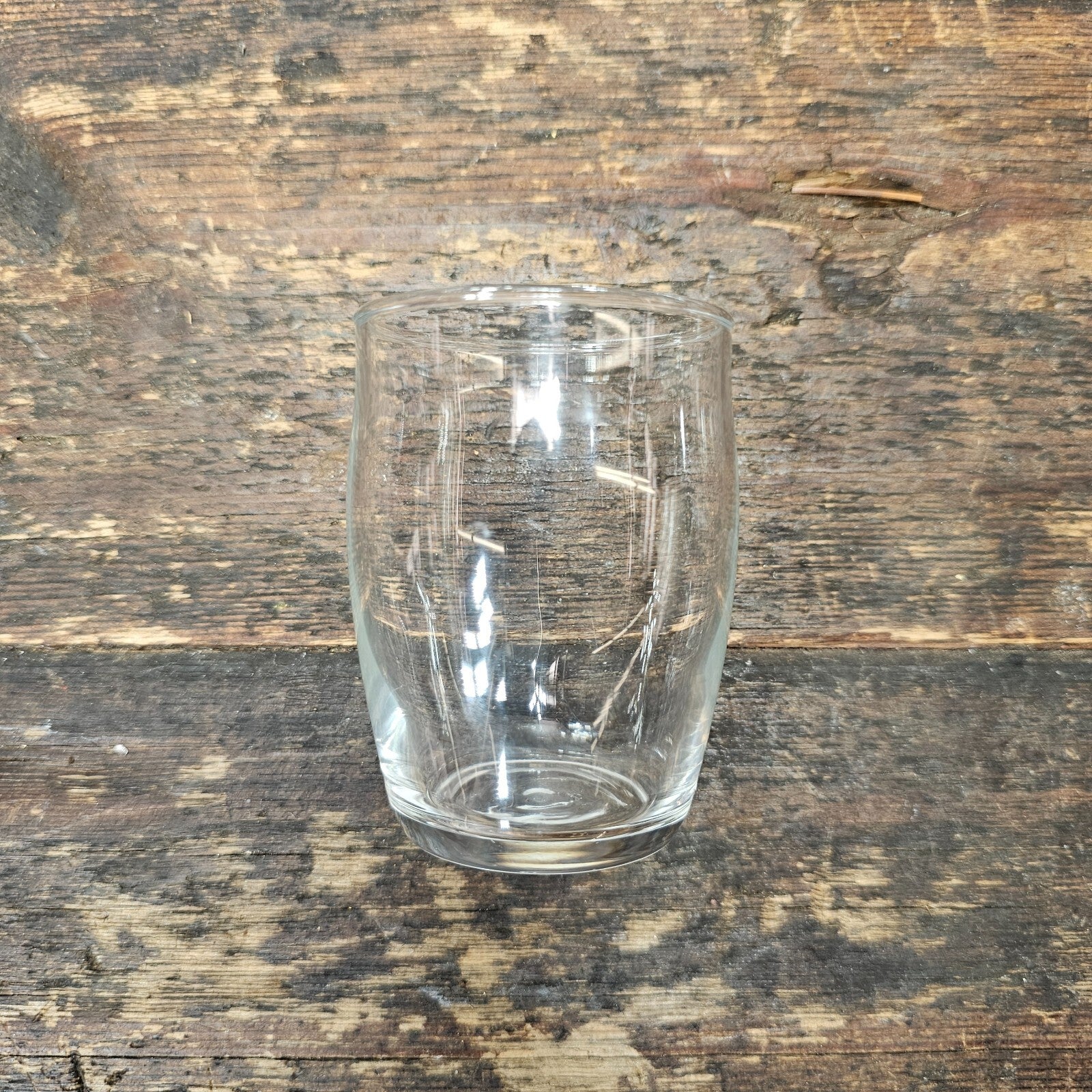 Set of 4 Barrel Shaped Small Glassware 2" x 3"