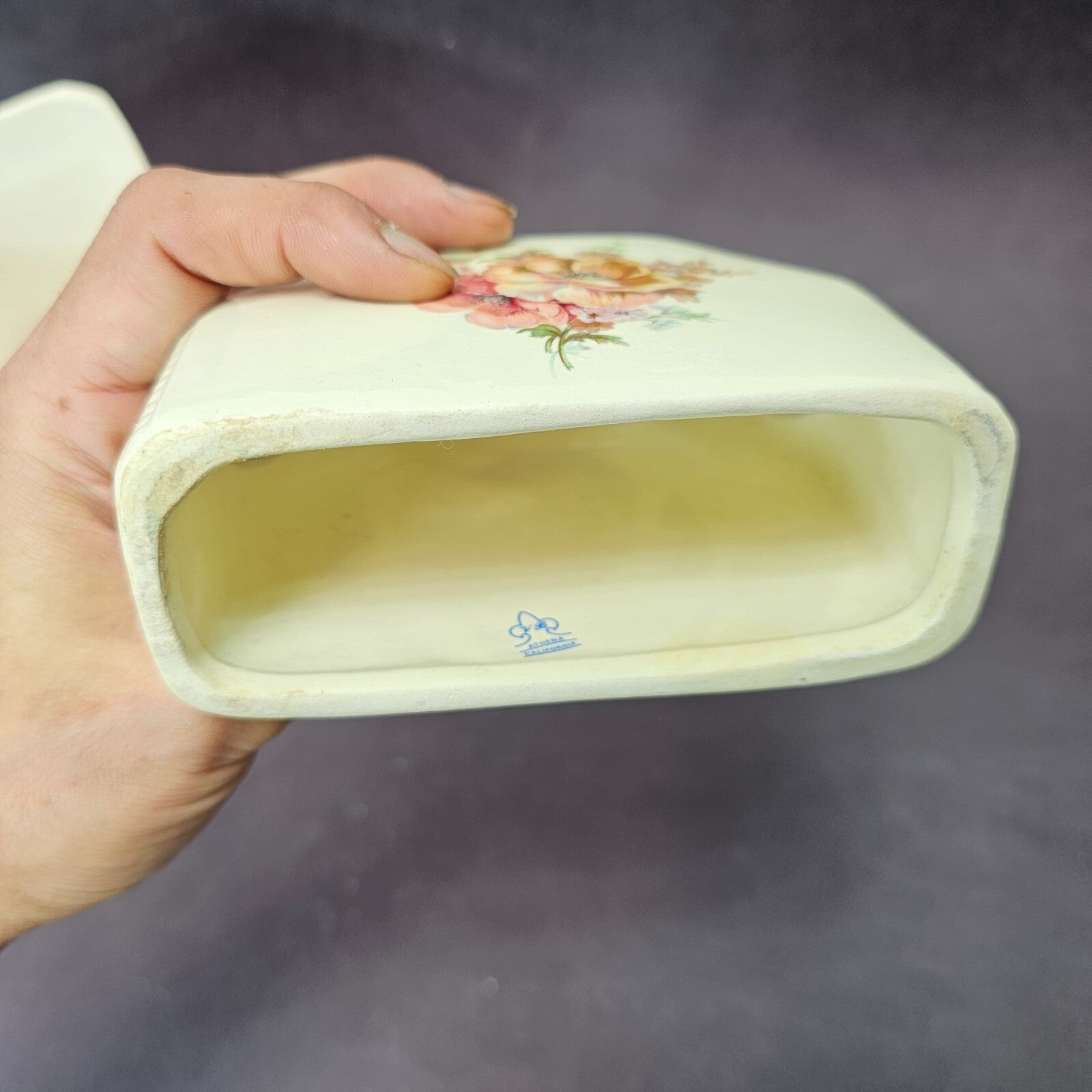 Set of 3 VB Athena California / Soap Dish / Toothbrush Holder / Tissue Box Cover