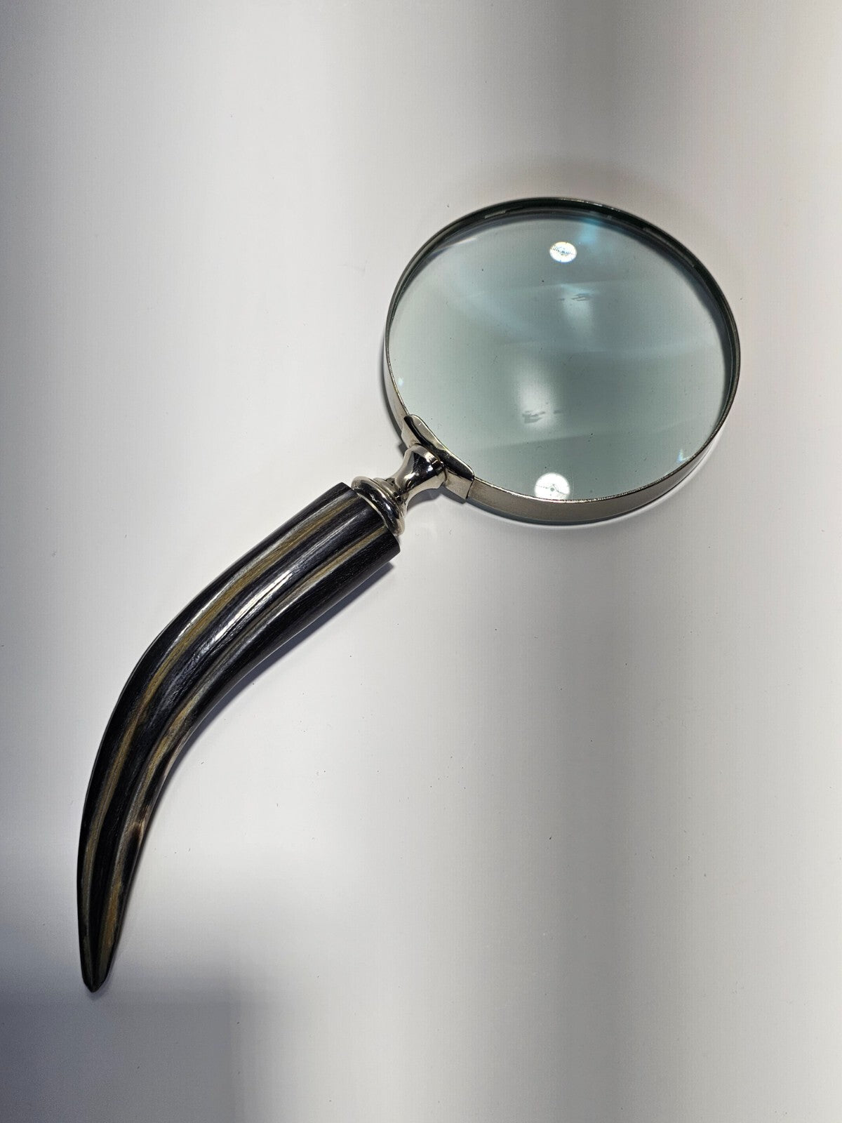 Faux Horn Handle Magnifying Glass & Letter Opener