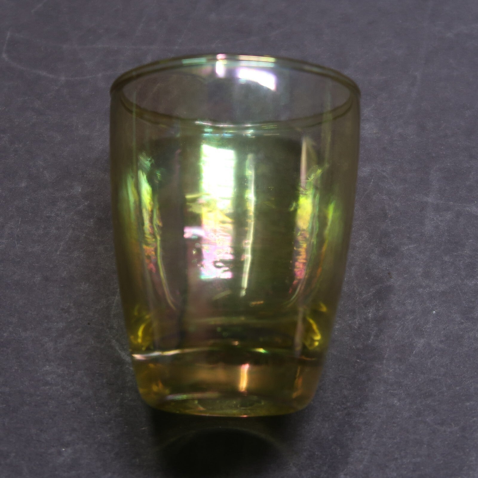 Carnival Glass Shot Glass H 2"