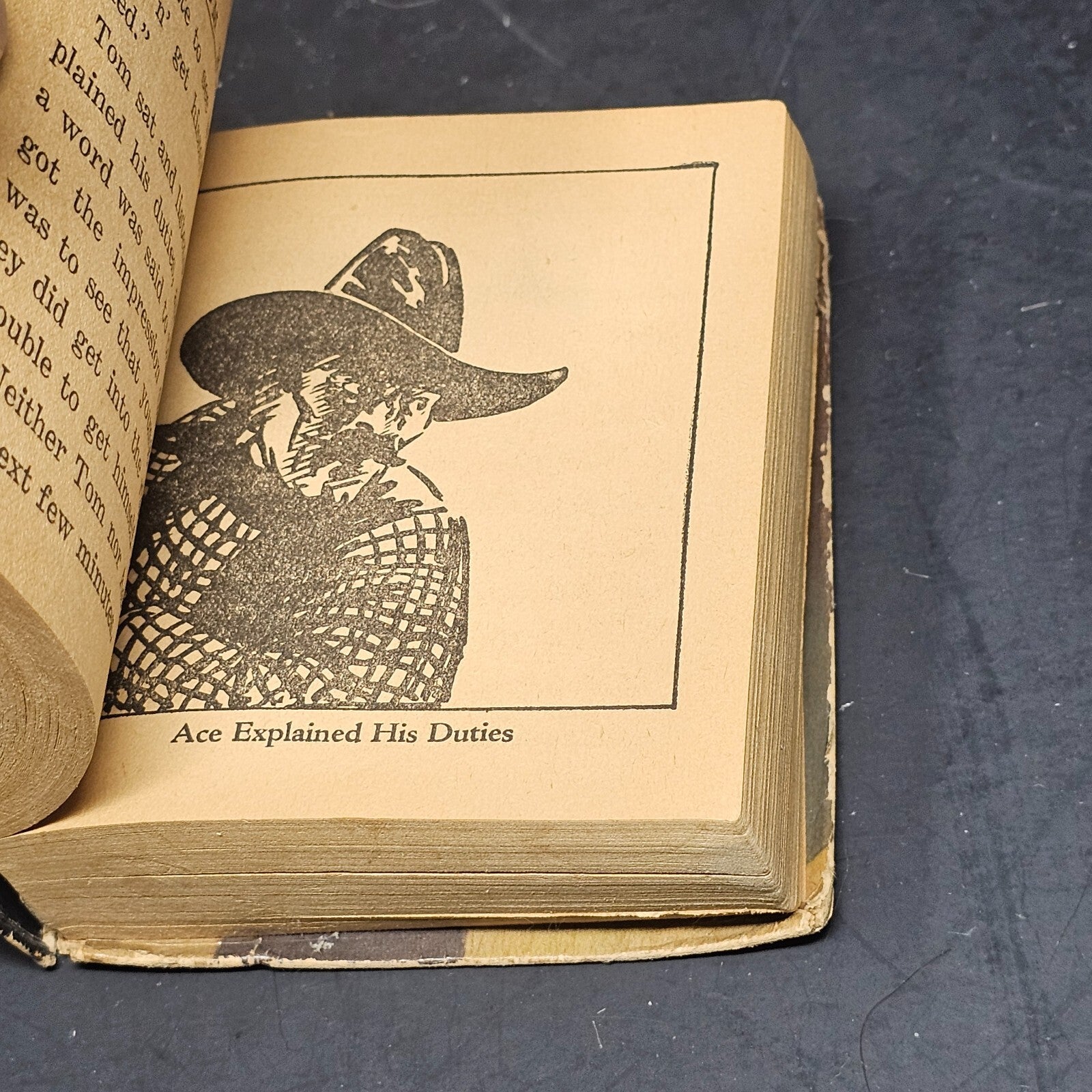 vintage Big Little Book TOM MIX AND THE STRANGER FROM THE SOUTH 1183