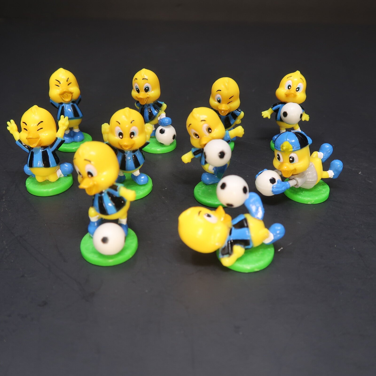 Lot of 10 Soccer Players Mini figures 1.5" to 1.75" each