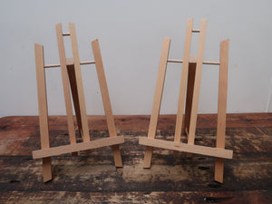 Small Wood Easel Tabletop Easel Stand 15.5" x 8.5" x 1.5" (Set of 2)