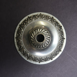 Vintage Lamp Shade Rest / Knob Backplate Escutcheon 3" Diameter