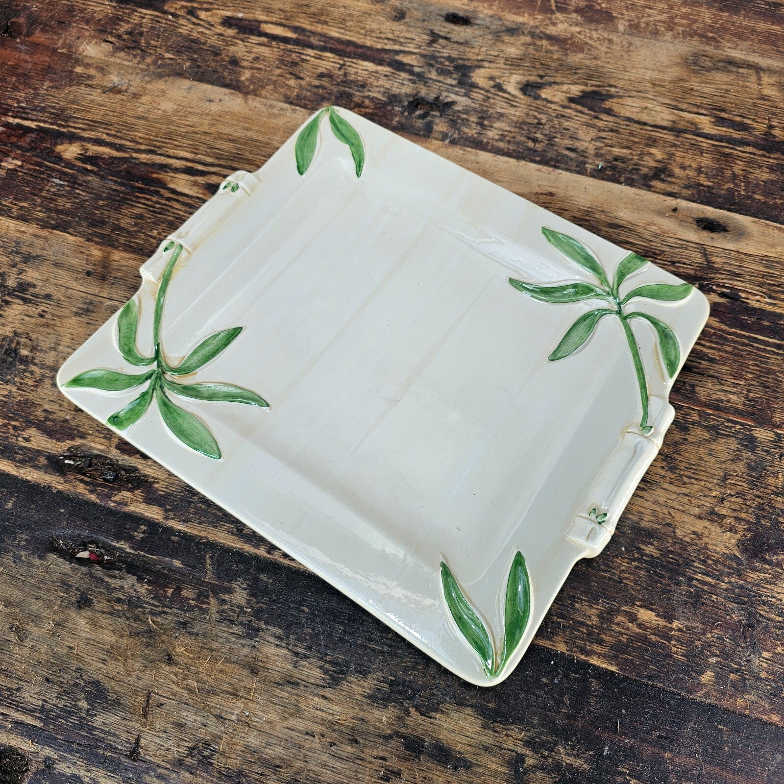 Jay Willfred Andrea By Sadek Square Plate Made In Portugal 11"L x 9.25"W