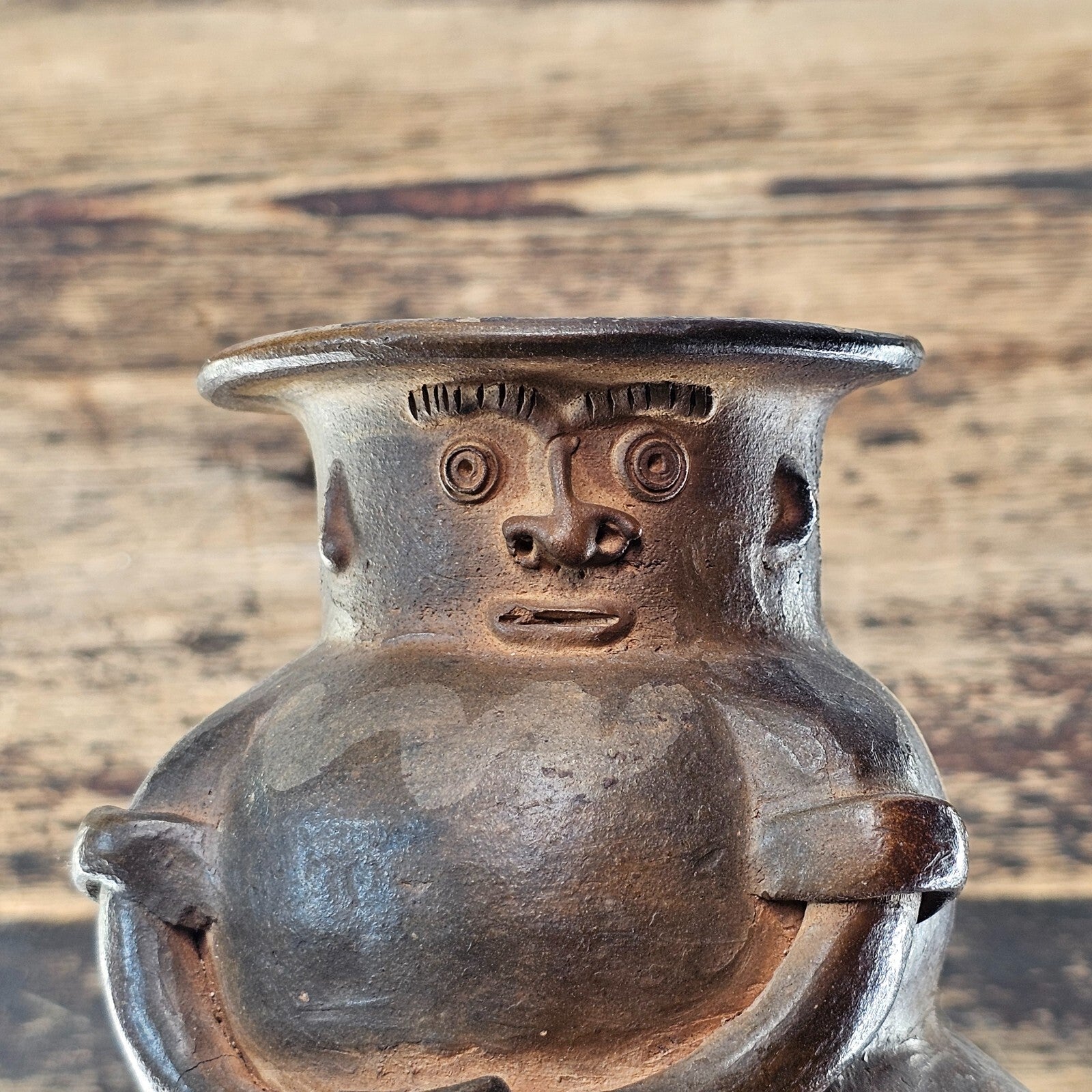 Pre-Columbian Style Anthropomorphic Effigy Vessel