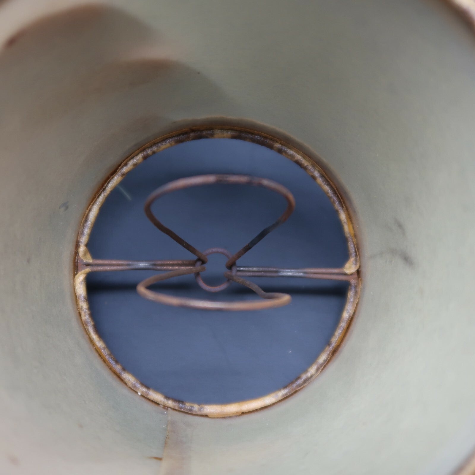 Vintage Chandelier Clip On Paper Empire Lamp Shade 2.75" x 3.75" x 4"