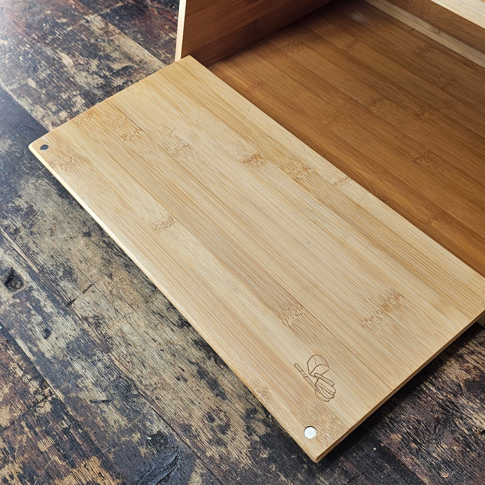 Bamboo Bread Box With Lid