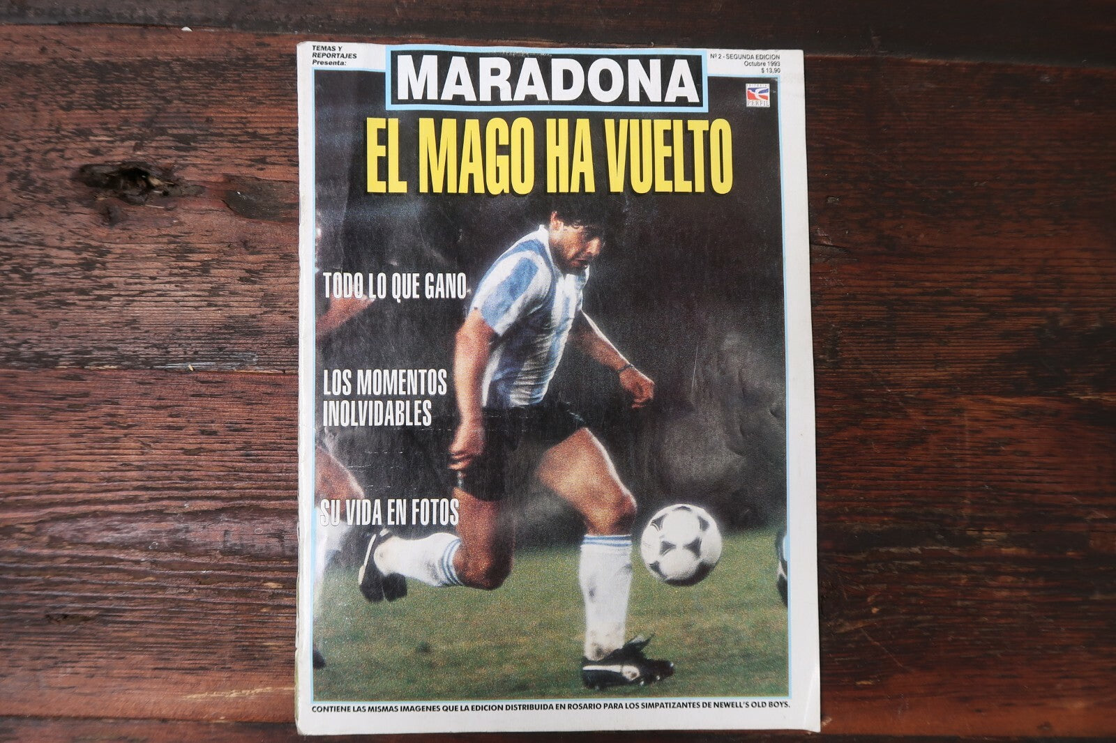 Maradona - El Mago Ha Vuelto- Octubre 1993 - Nº 2