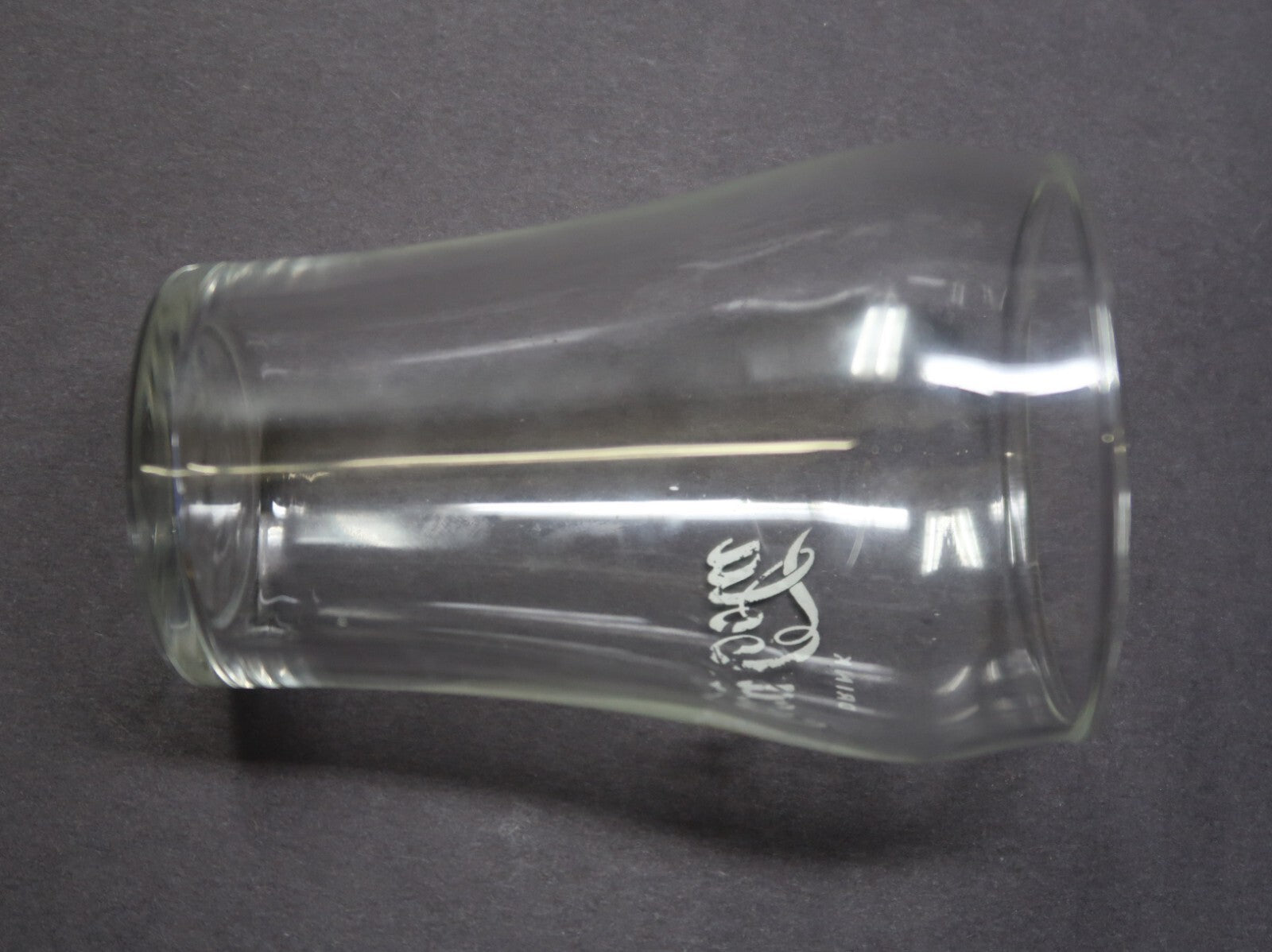 Vintage Small Coke Drinking Glass Bell Shaped 4" Tall