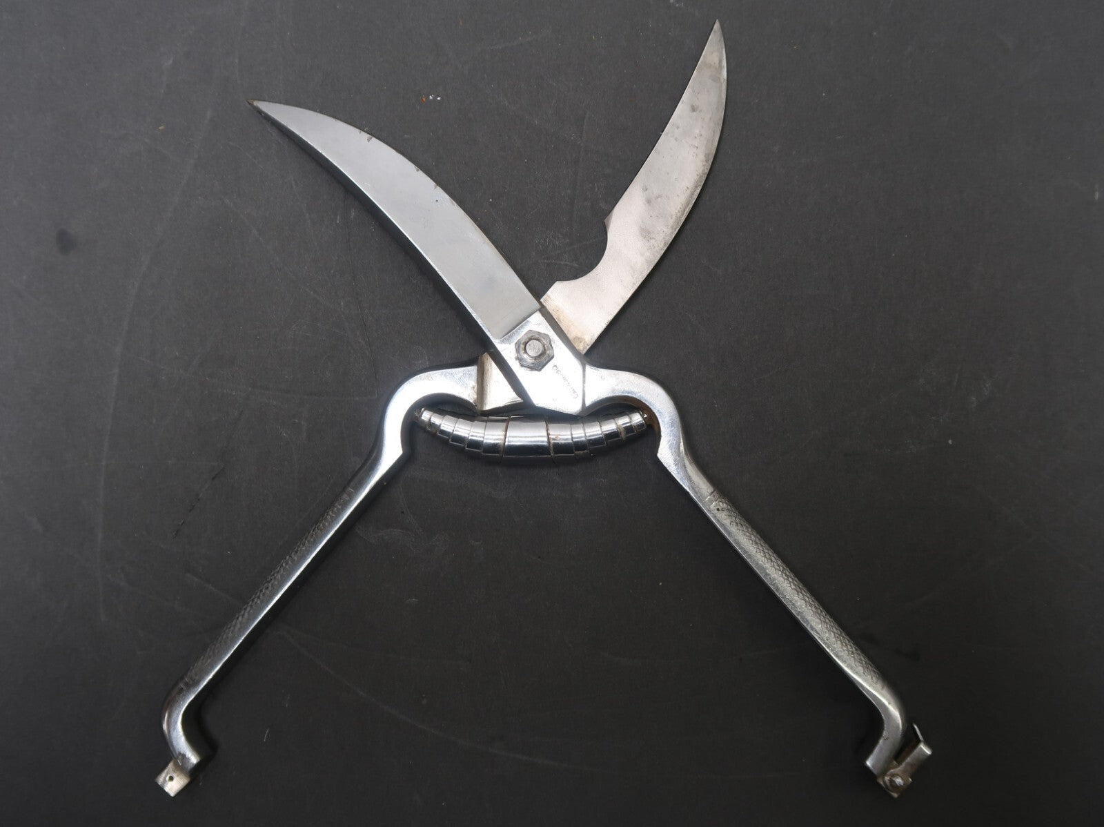 N Schreiber & Sons Chrome Plated Poultry Kitchen Shears Scissors Made In Italy