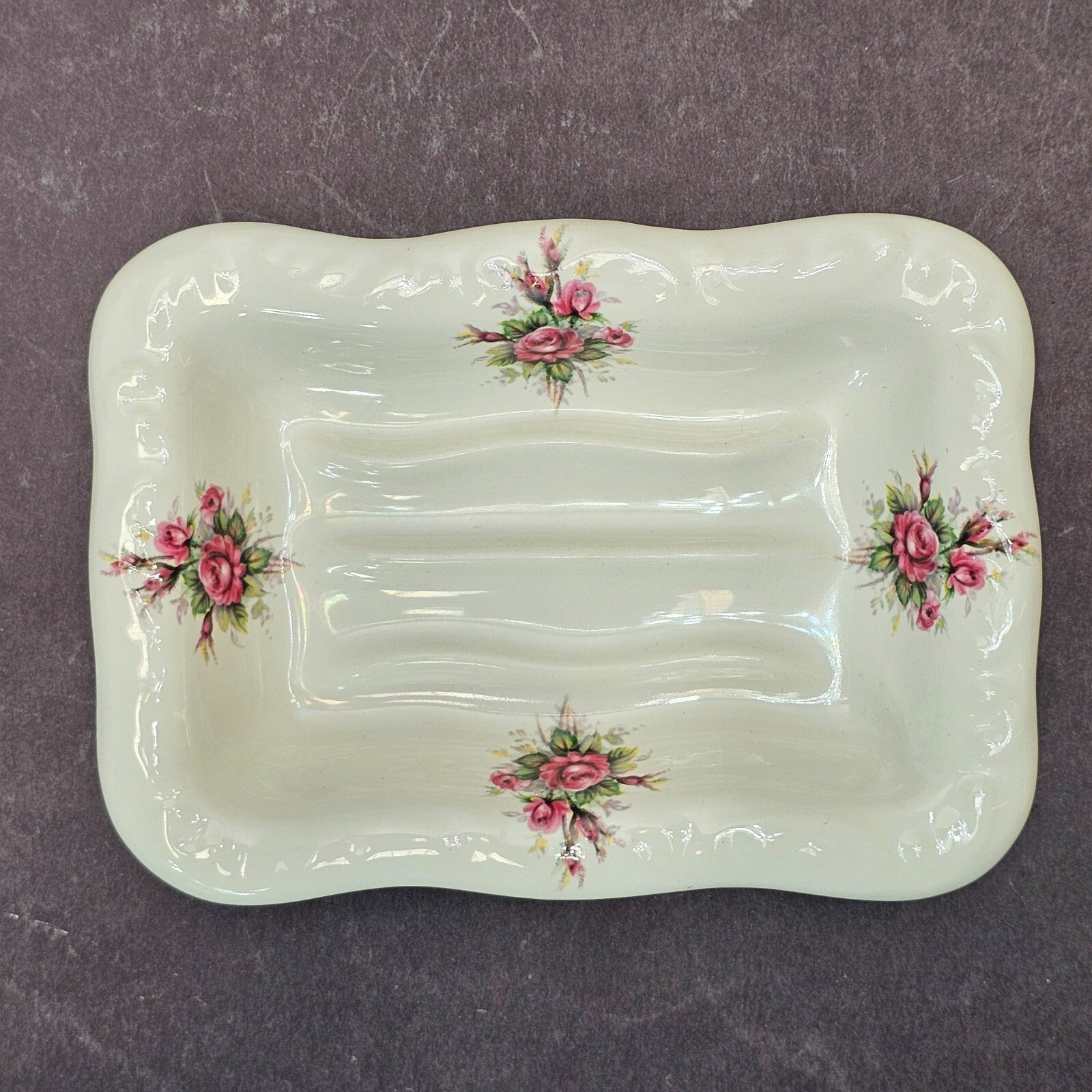 Set of 3 VB Athena California / Soap Dish / Toothbrush Holder / Tissue Box Cover